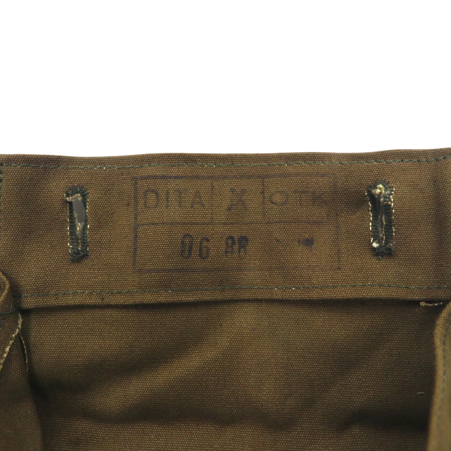 Vintage Czech Army チェコ軍 ショルダーバッグ カーキ コットン キャンバス デッドストック 未使用品