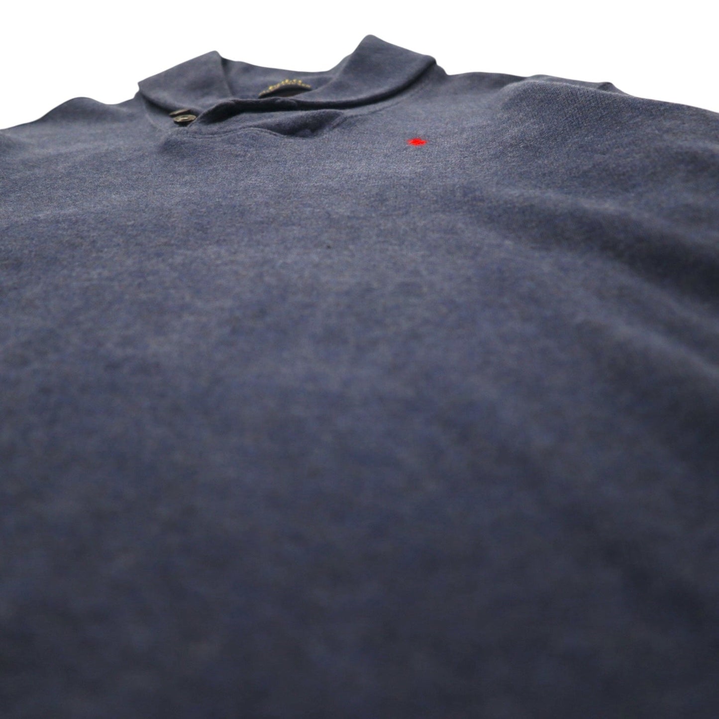 POLO RALPH LAUREN ショールカラー スウェット L ネイビー コットン スモールポニー刺繍