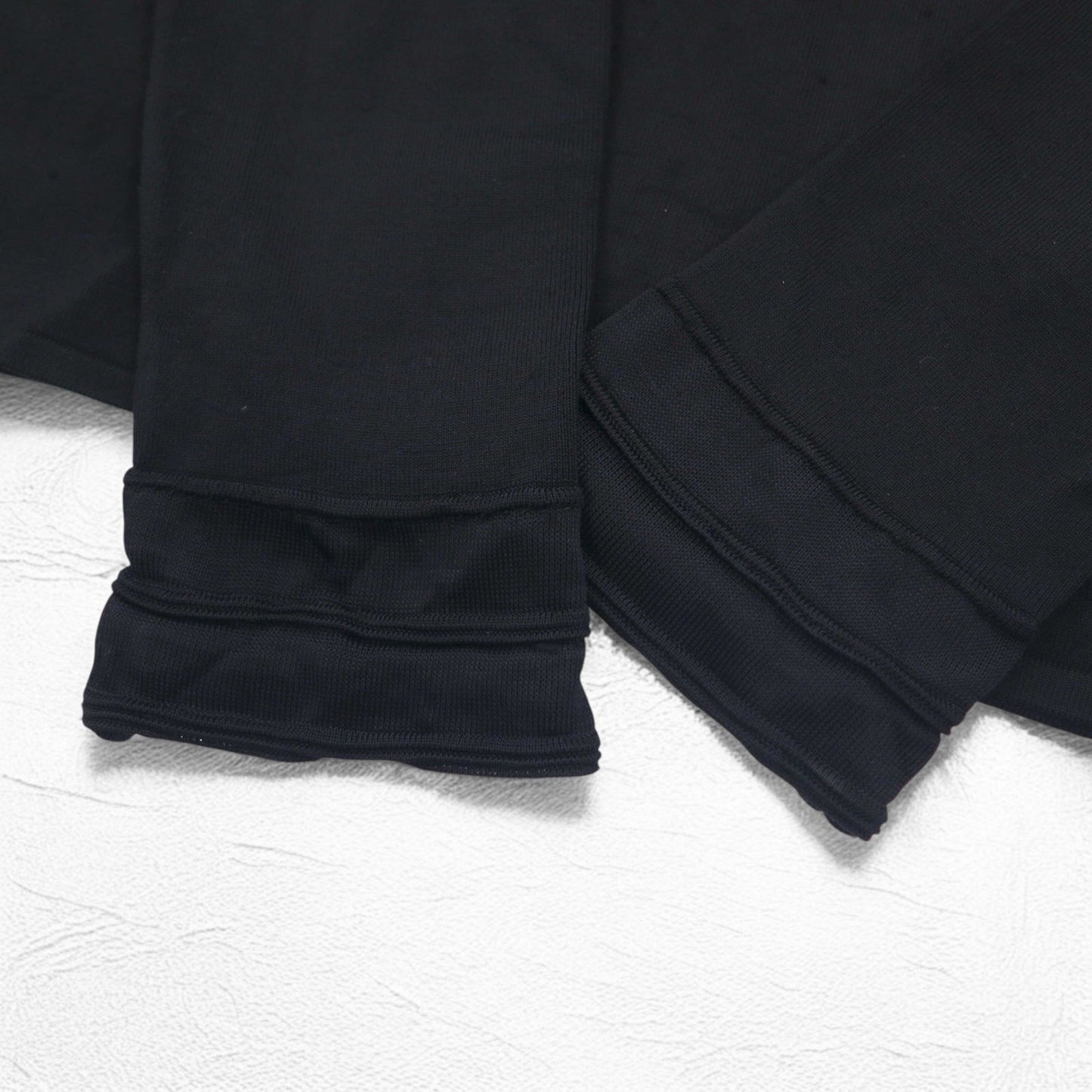 VERSACE CLASSIC V2 イタリア製 ハーフジップ レーヨンニット シャツ L ブラック ストレッチ