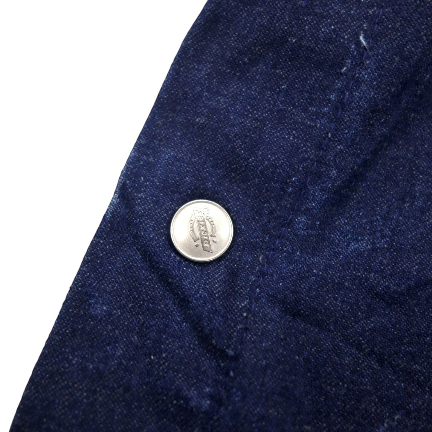 Dickies USA製 90年代 デニム カバーオール 42 ブルー コットン 裏地ブランケット 襟コーデュロイ