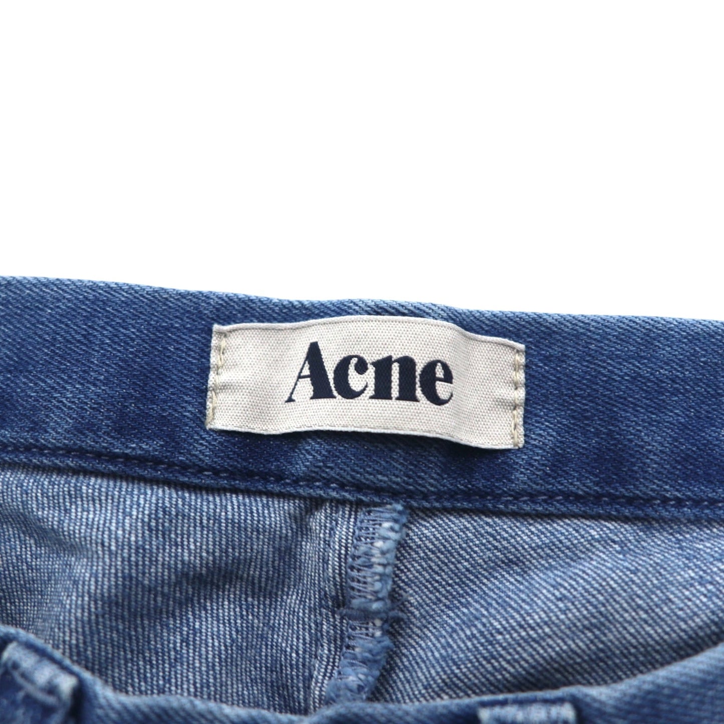Acne ストレッチ スキニー デニムパンツ M インディゴ ブルー コットン トルコ製