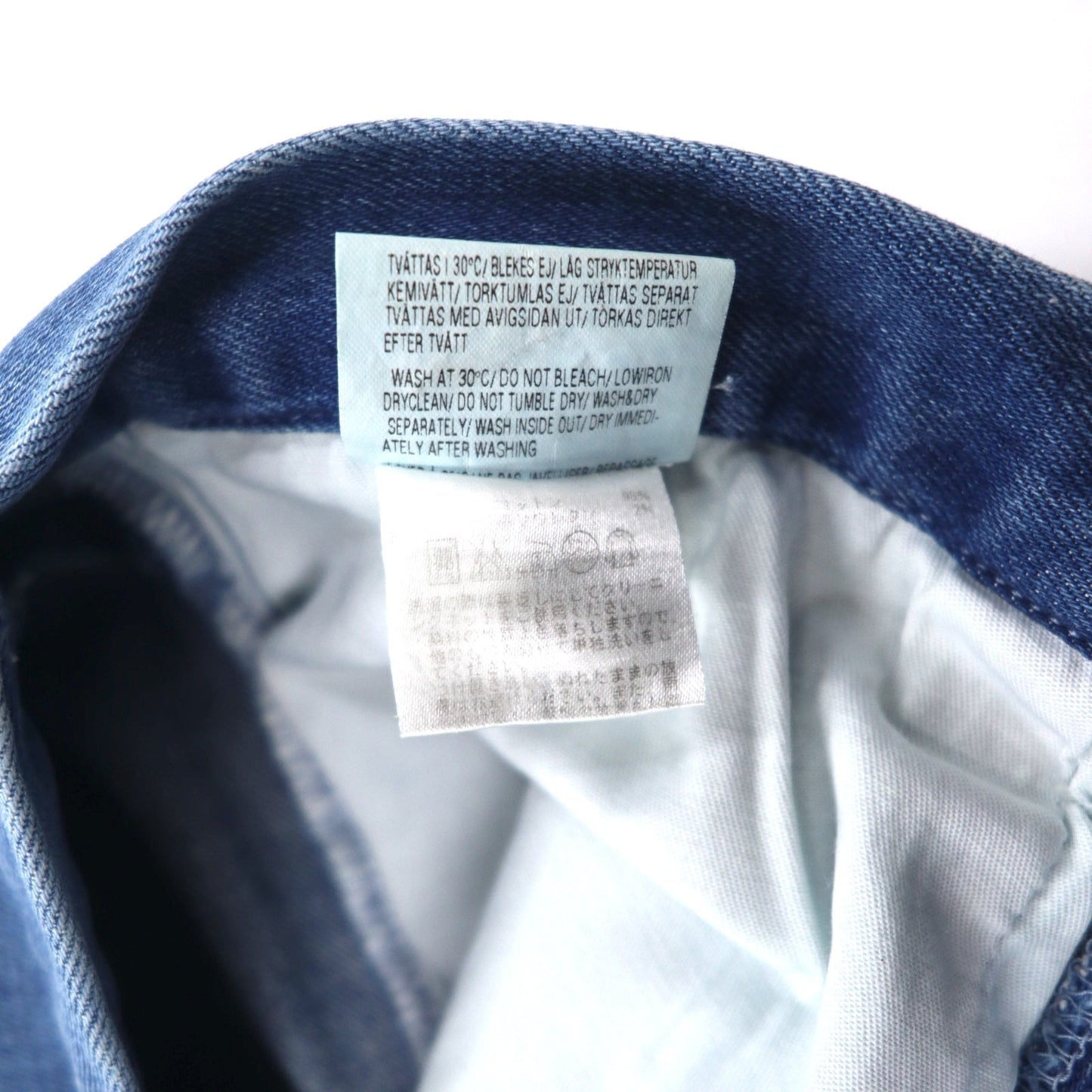Acne ストレッチ スキニー デニムパンツ M インディゴ ブルー コットン トルコ製