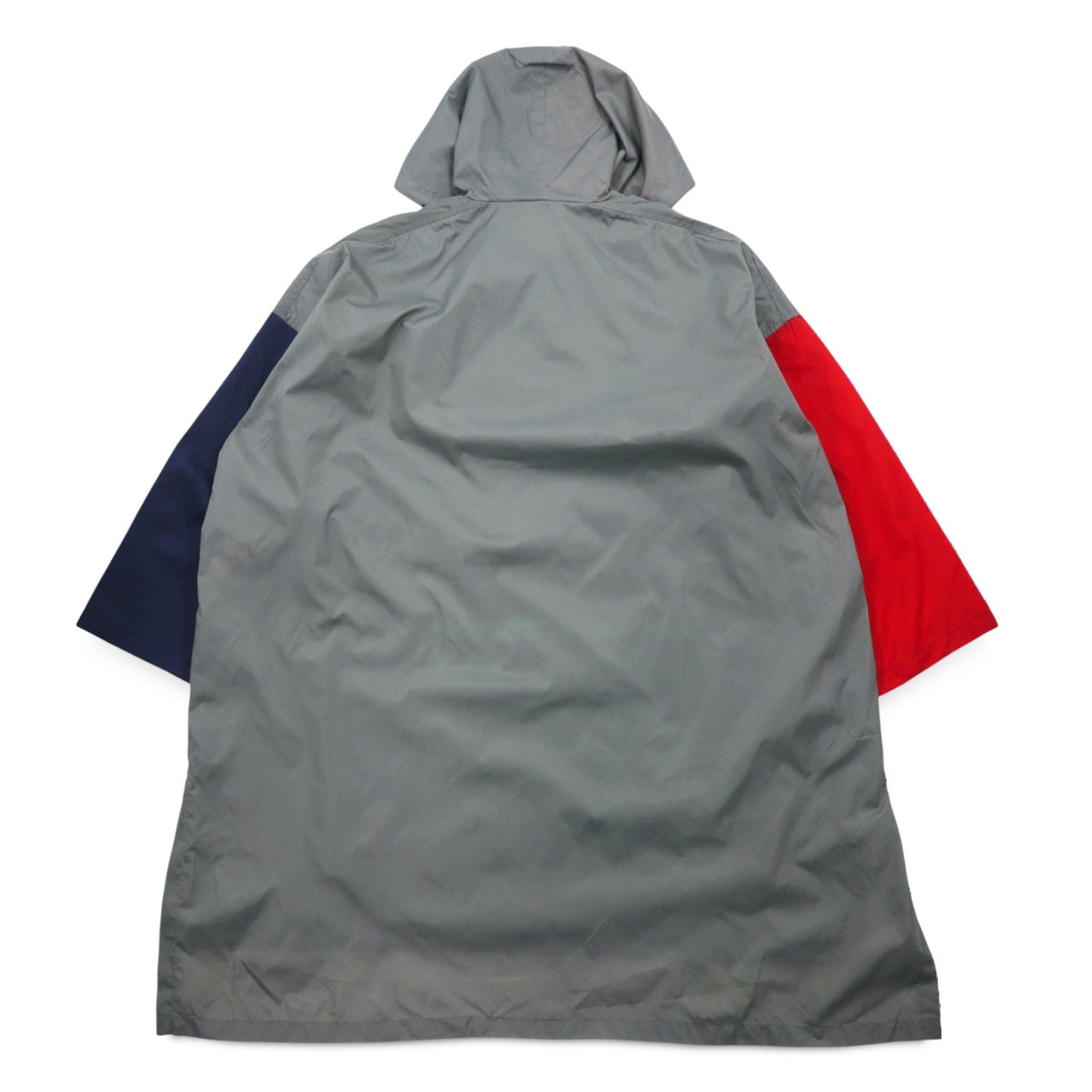 FILA 90年代 ロング アノラックパーカー S-M グレー ナイロン 撥水 ハーフジップ ビッグサイズ