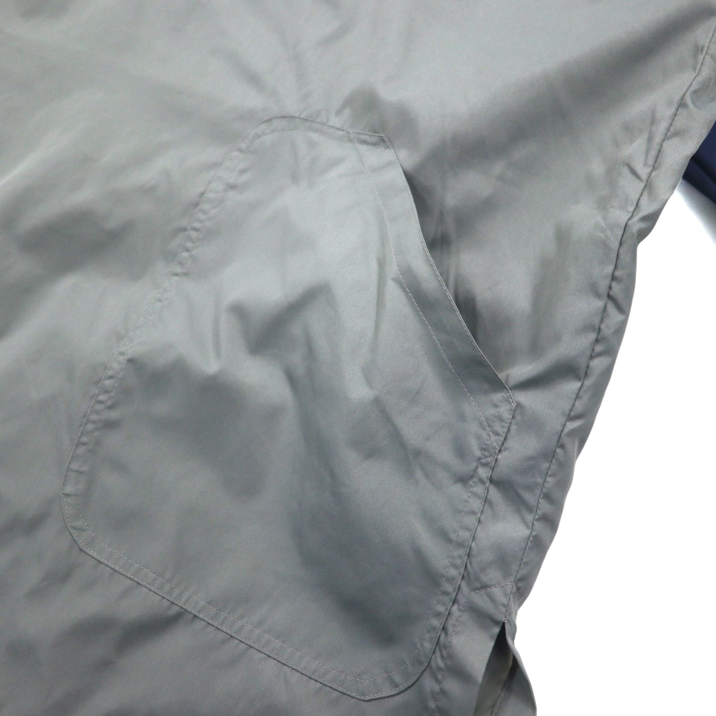 FILA 90年代 ロング アノラックパーカー S-M グレー ナイロン 撥水 ハーフジップ ビッグサイズ