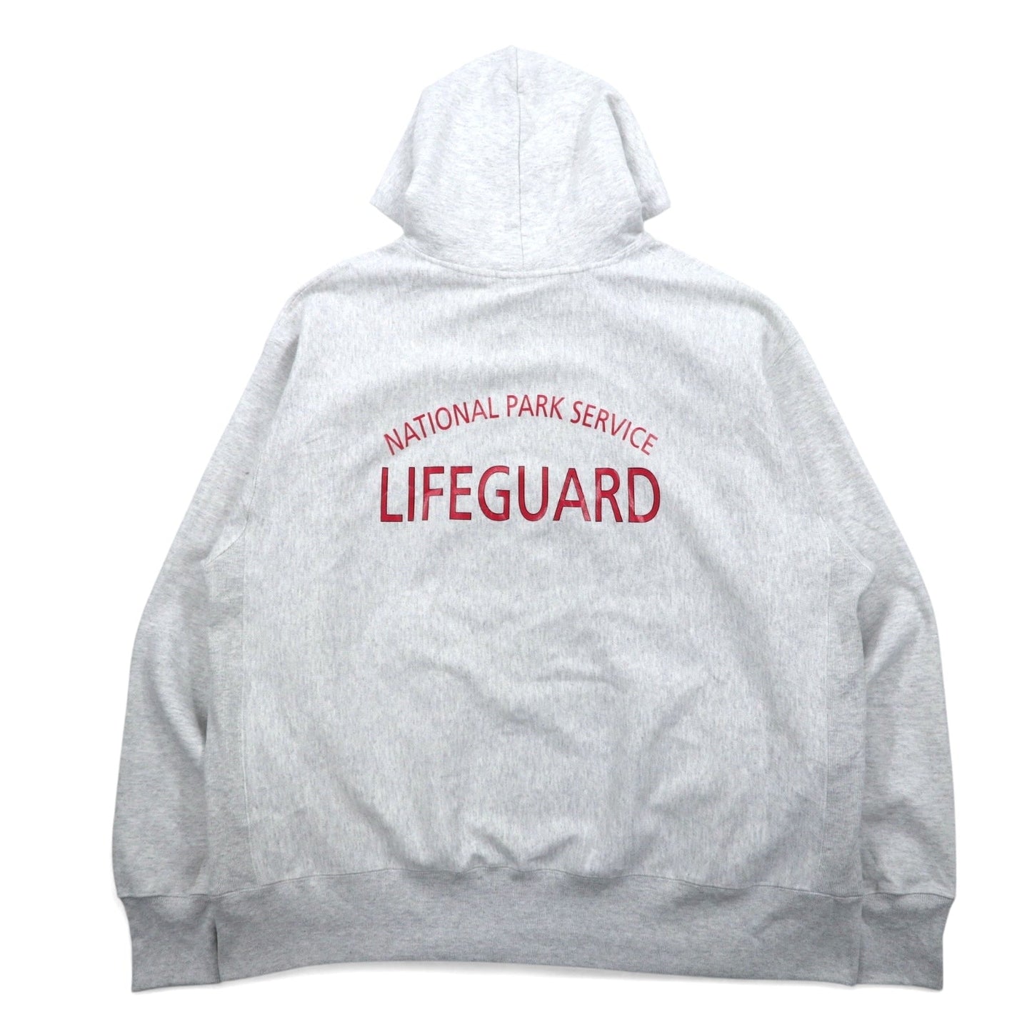 Champion リバースウィーブ REVERSE WEAVE プルオーバー パーカー 2XL グレー LIFEGUARD 裏起毛 青単タグ 復刻 ビッグサイズ