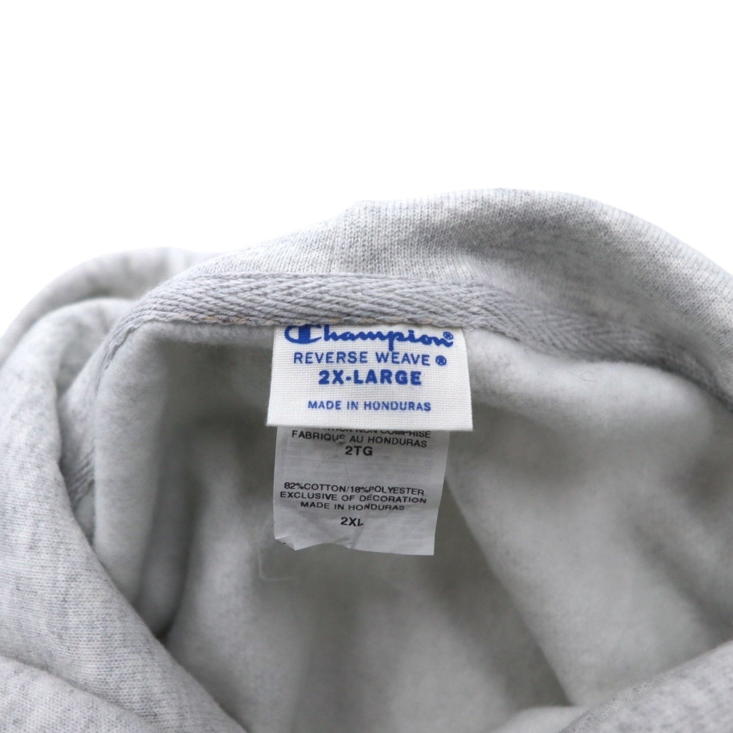 Champion リバースウィーブ REVERSE WEAVE プルオーバー パーカー 2XL グレー LIFEGUARD 裏起毛 青単タグ 復刻 ビッグサイズ