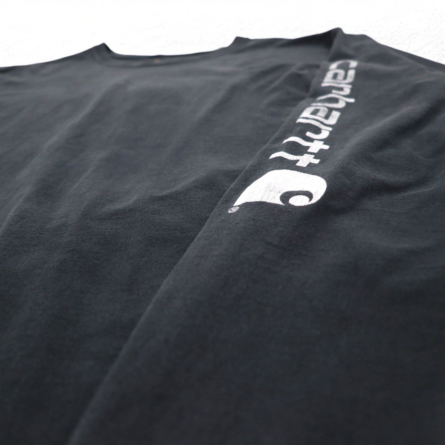 carhartt ロングスリーブ Tシャツ ロンT 3XL ORIGINAL FIT ブラック コットン ビッグサイズ