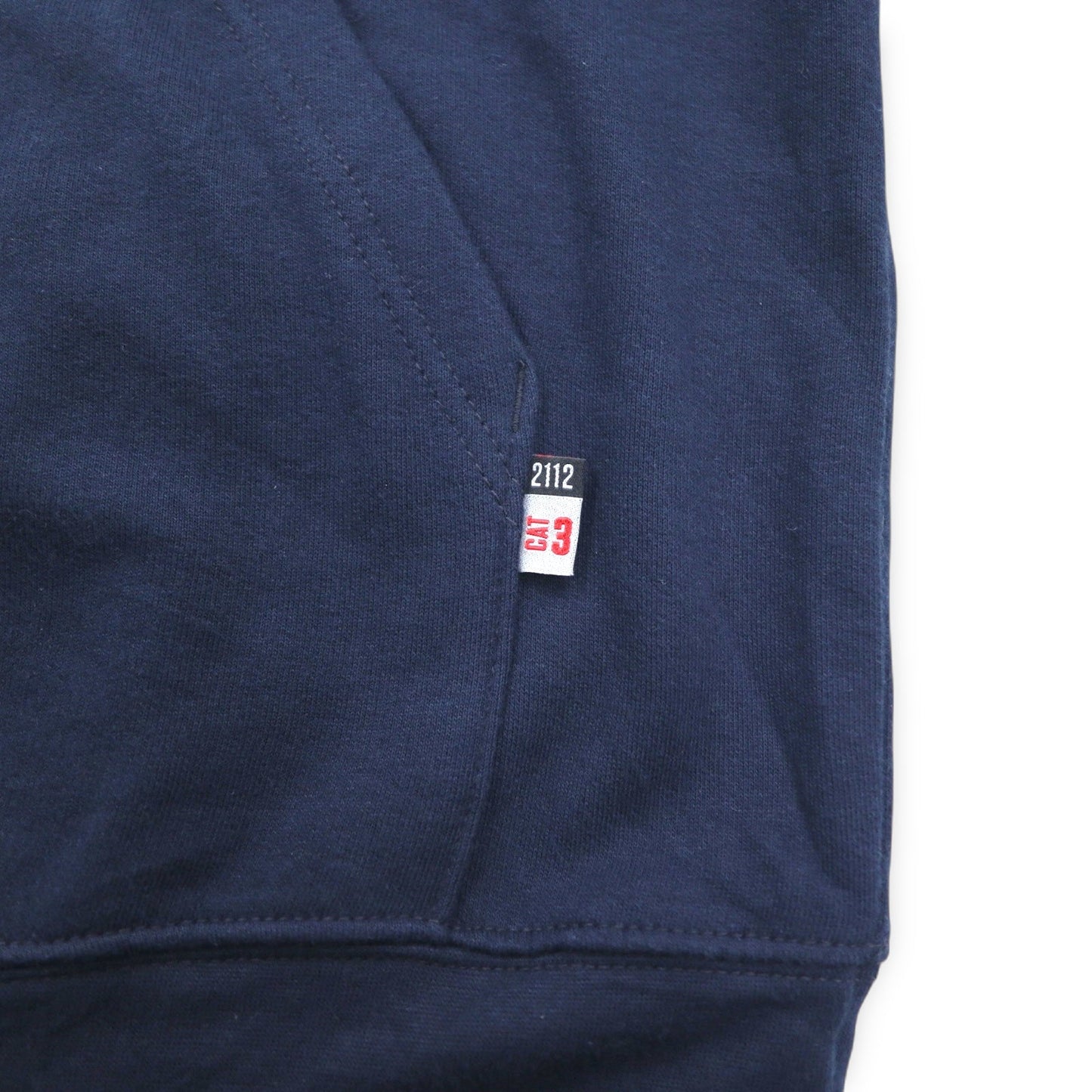 carhartt ルーズフィット ハーフジップ スウェット M ネイビー 難燃性コットン CAT3 難燃フォース ルーズフィット ミッドウェイト モックネック スウェットシャツ TS5028-FRM