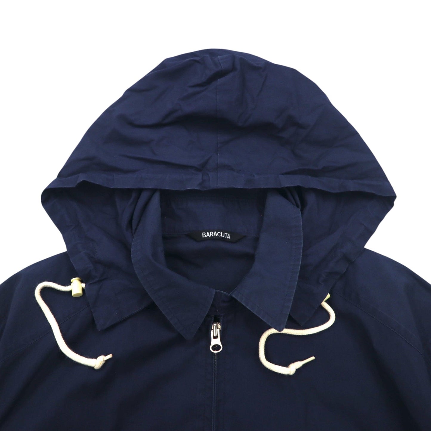 BARACUTA G9 ハリントンジャケット フード着脱式 スウィングトップ M ネイビー