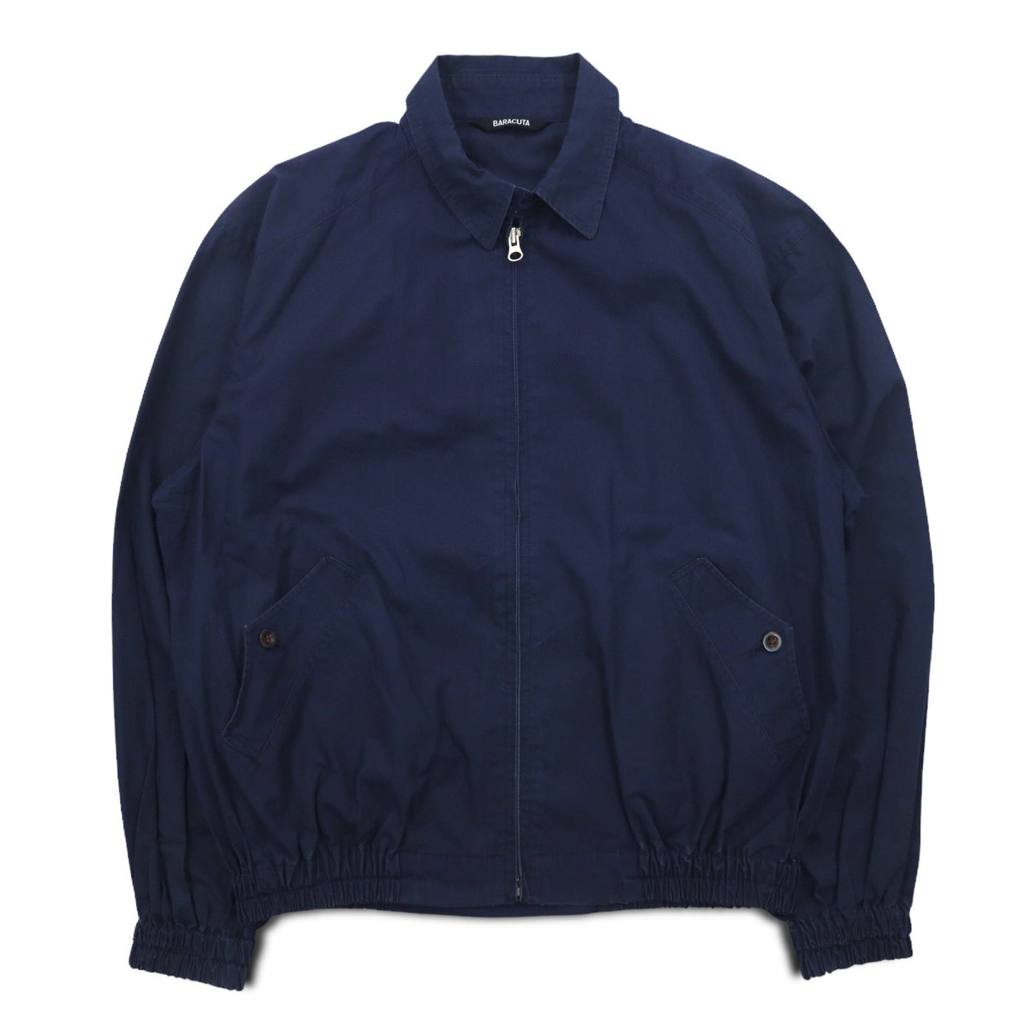 BARACUTA G9 ハリントンジャケット フード着脱式 スウィングトップ M ネイビー