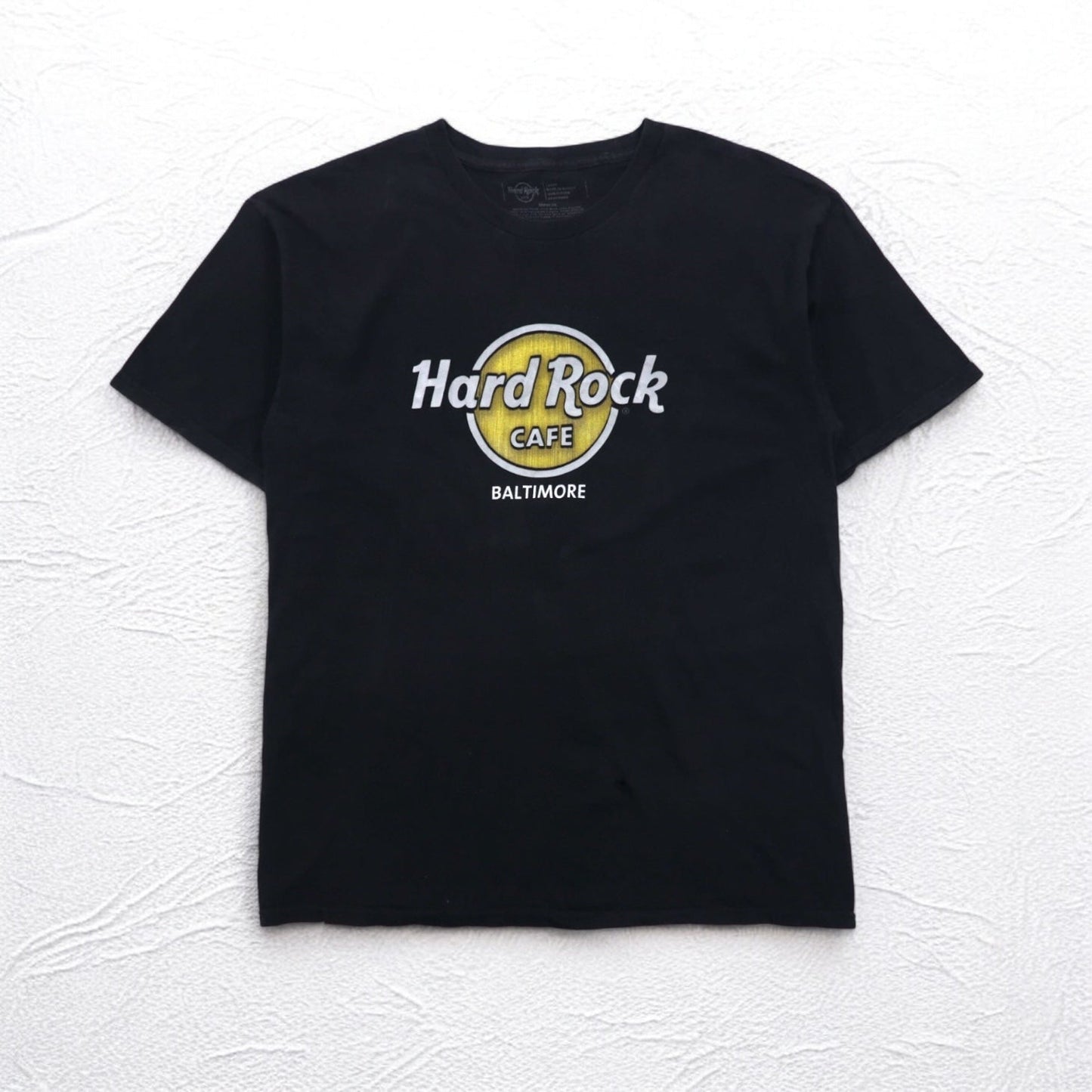 Hard Rock CAFE ロゴプリント Tシャツ L ブラック コットン BALTIMORE メキシコ製