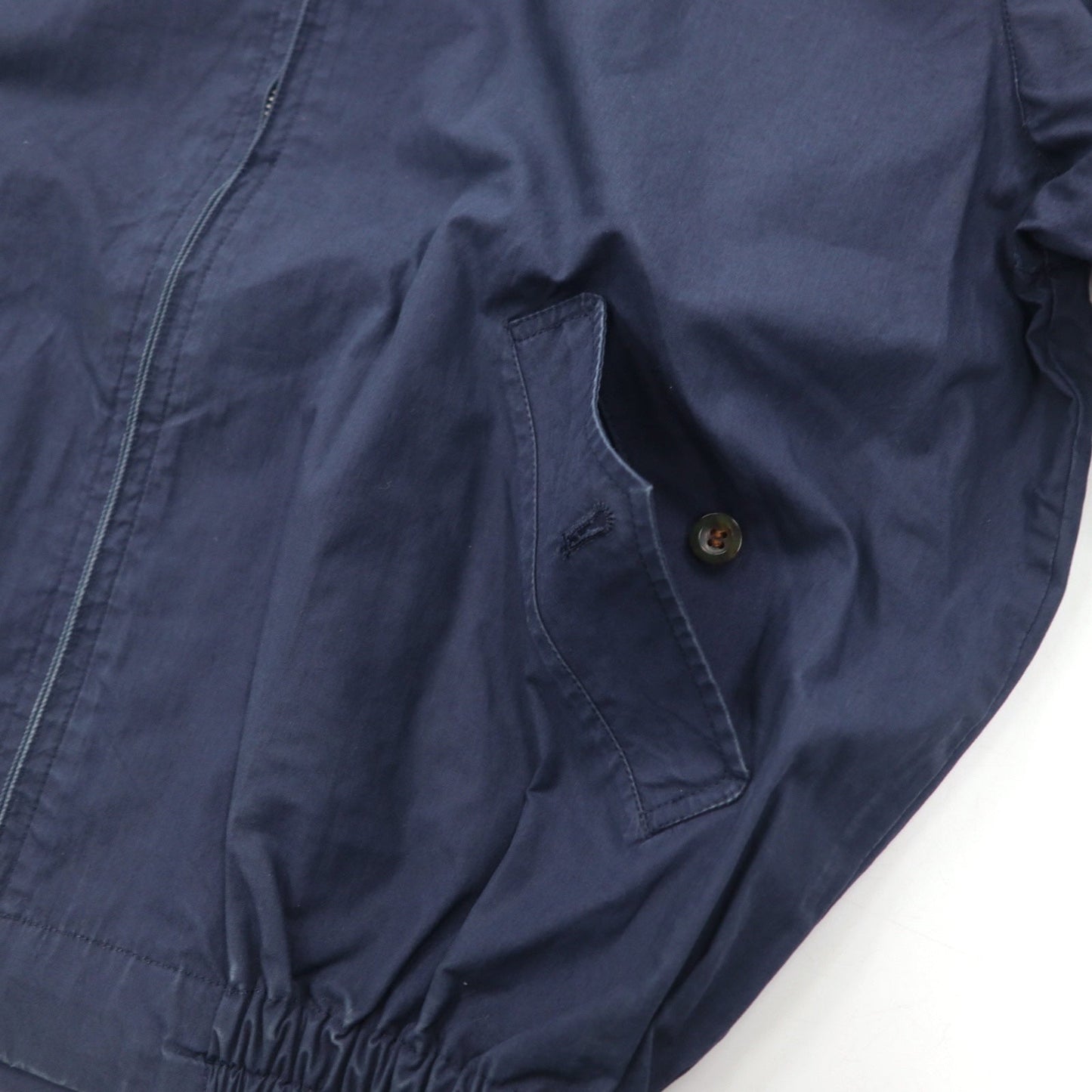 BARACUTA G9 ハリントンジャケット フード着脱式 スウィングトップ M ネイビー