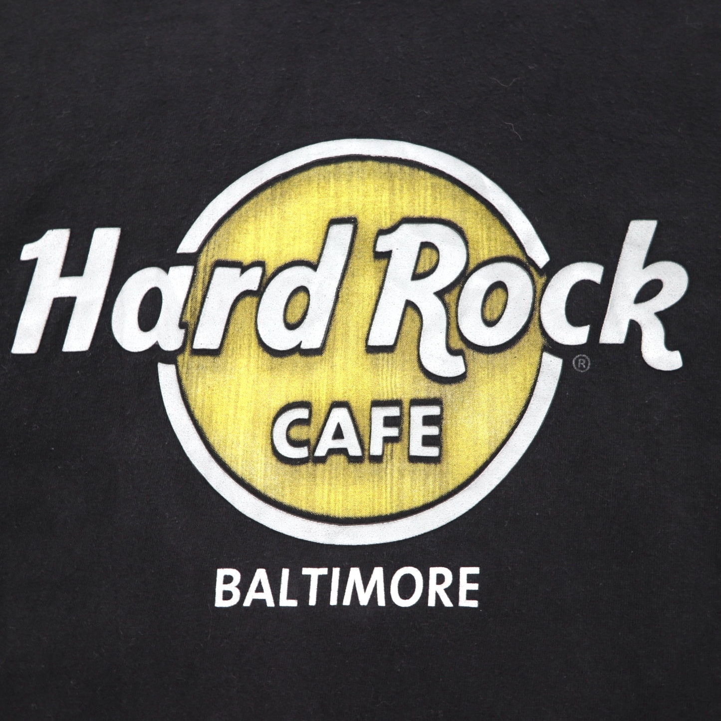 Hard Rock CAFE ロゴプリント Tシャツ L ブラック コットン BALTIMORE メキシコ製
