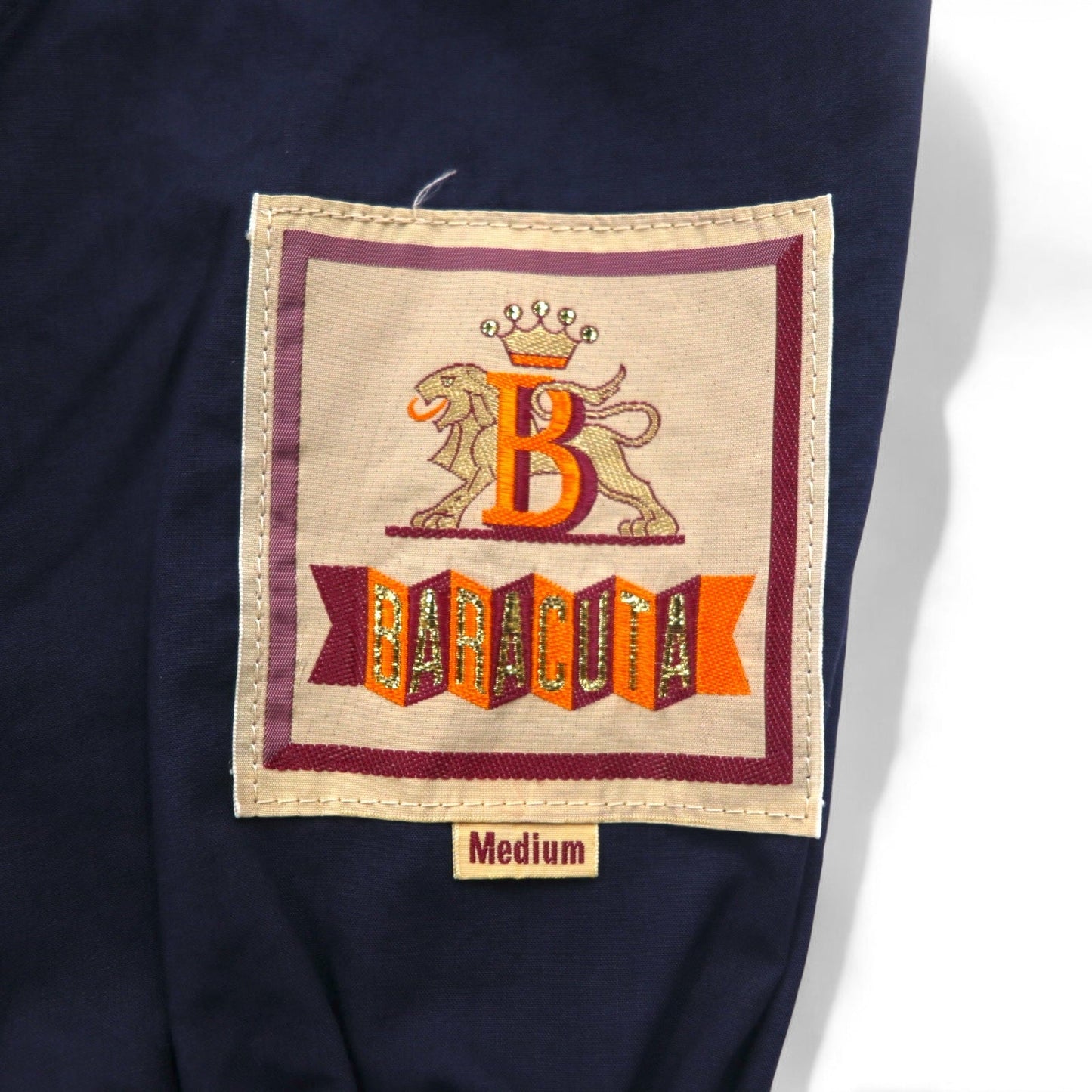BARACUTA G9 ハリントンジャケット フード着脱式 スウィングトップ M ネイビー