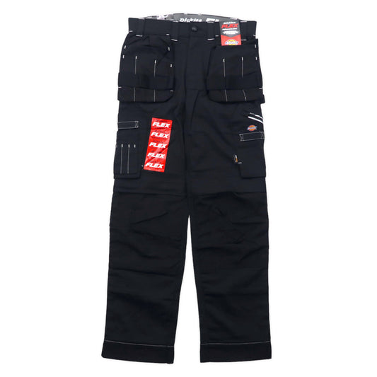 Dickies ダブルニー タクティカル ワークパンツ カーゴパンツ 30 ブラック コットン CORDURA マルチポケット UNIVERSAL FLEX HOLSTER TRS TR2010 未使用品