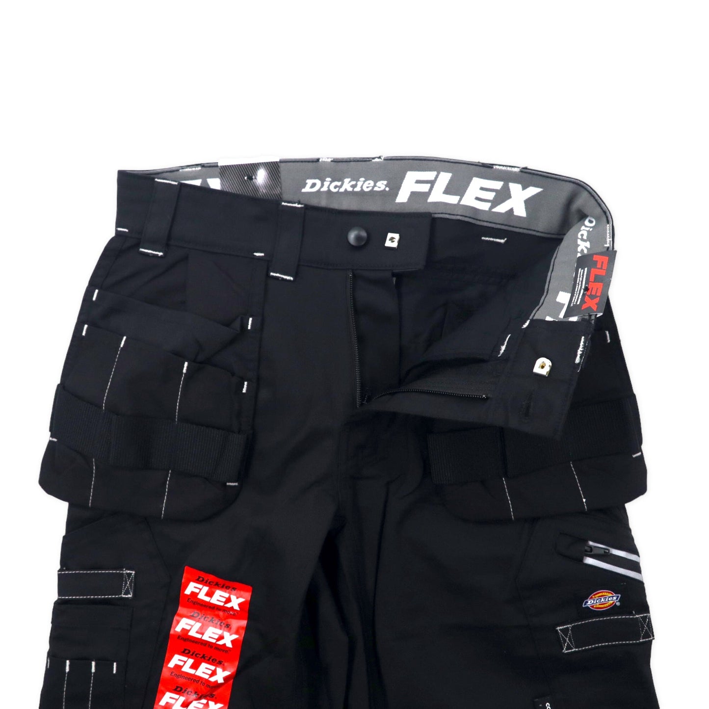 Dickies ダブルニー タクティカル ワークパンツ カーゴパンツ 30 ブラック コットン CORDURA マルチポケット UNIVERSAL FLEX HOLSTER TRS TR2010 未使用品