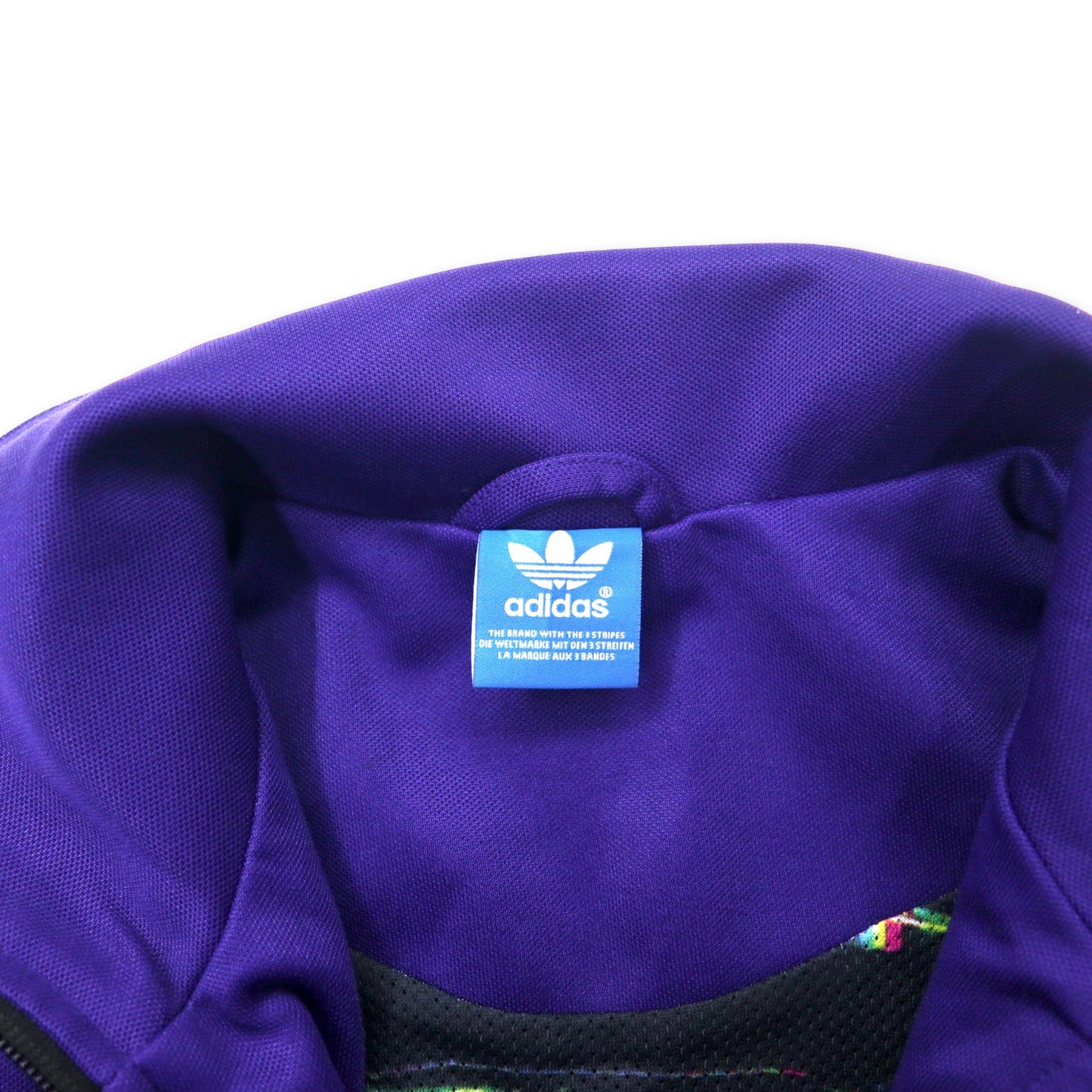 adidas originals トラックジャケット ジャージ M パープル ポリエステル 3ストライプ トレフォイルロゴ Europa Track Top S19875