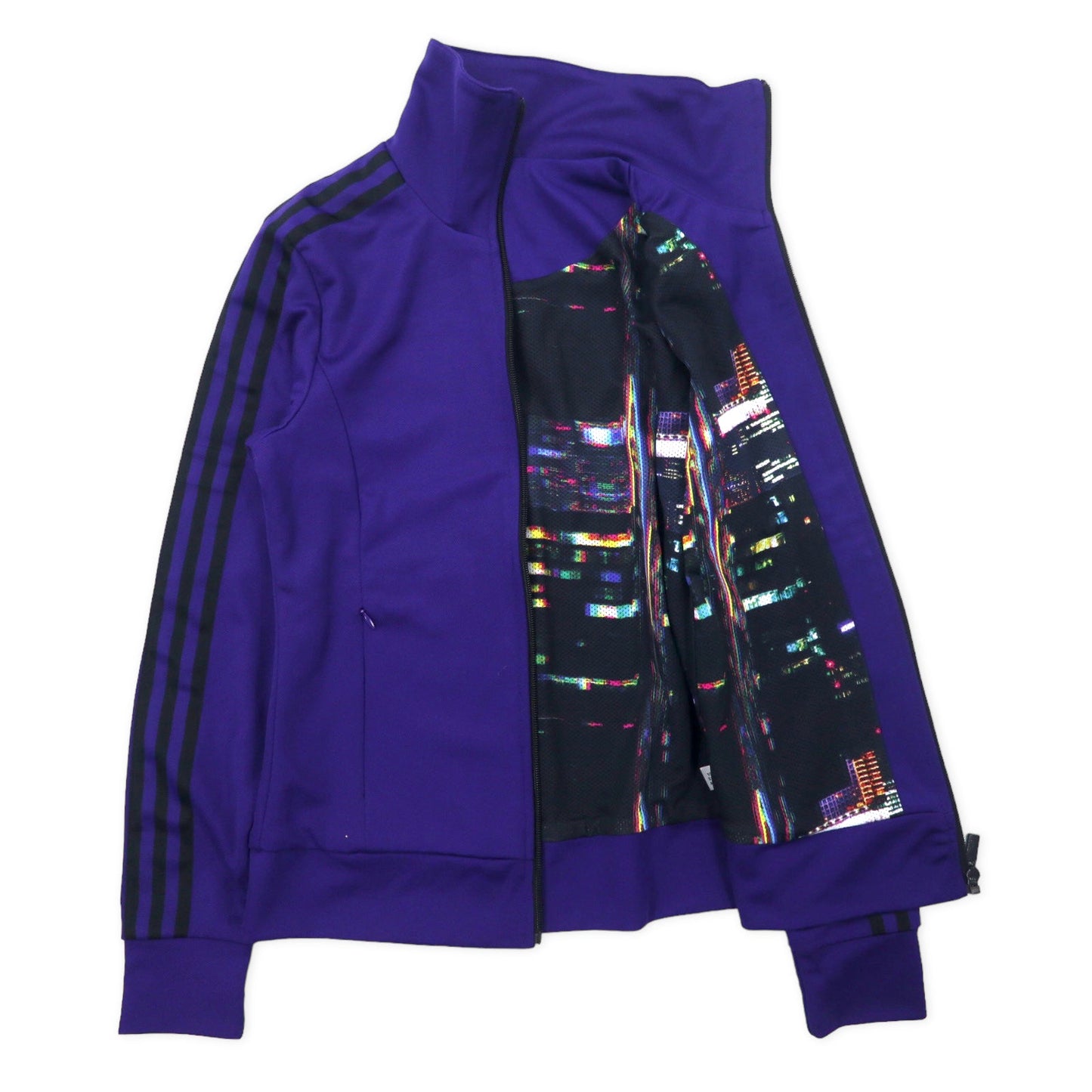 adidas originals トラックジャケット ジャージ M パープル ポリエステル 3ストライプ トレフォイルロゴ Europa Track Top S19875