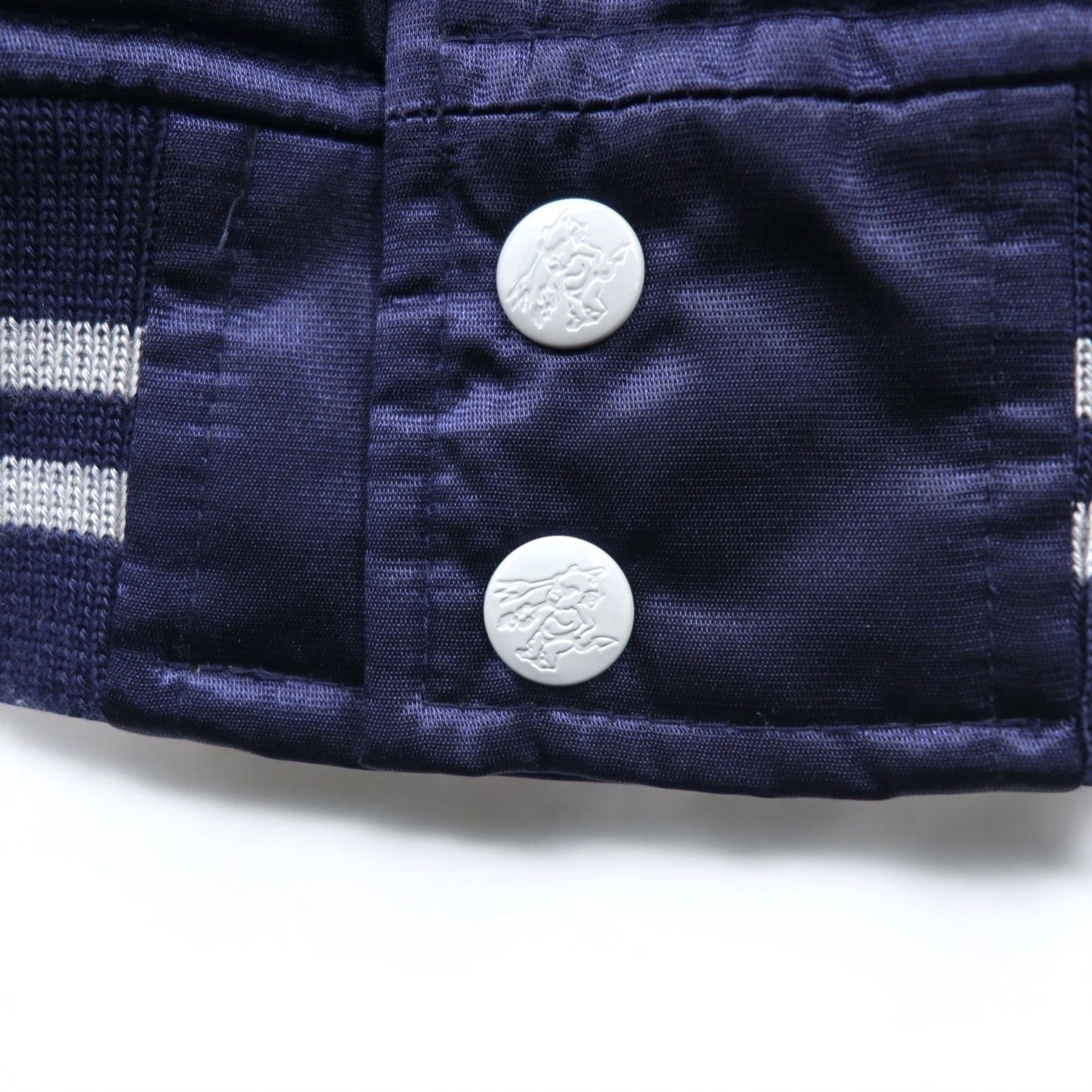 Ted Company ナイロン スタジャン S ネイビー 両面プリント キルティングライナー NARIMASU DRAGONS