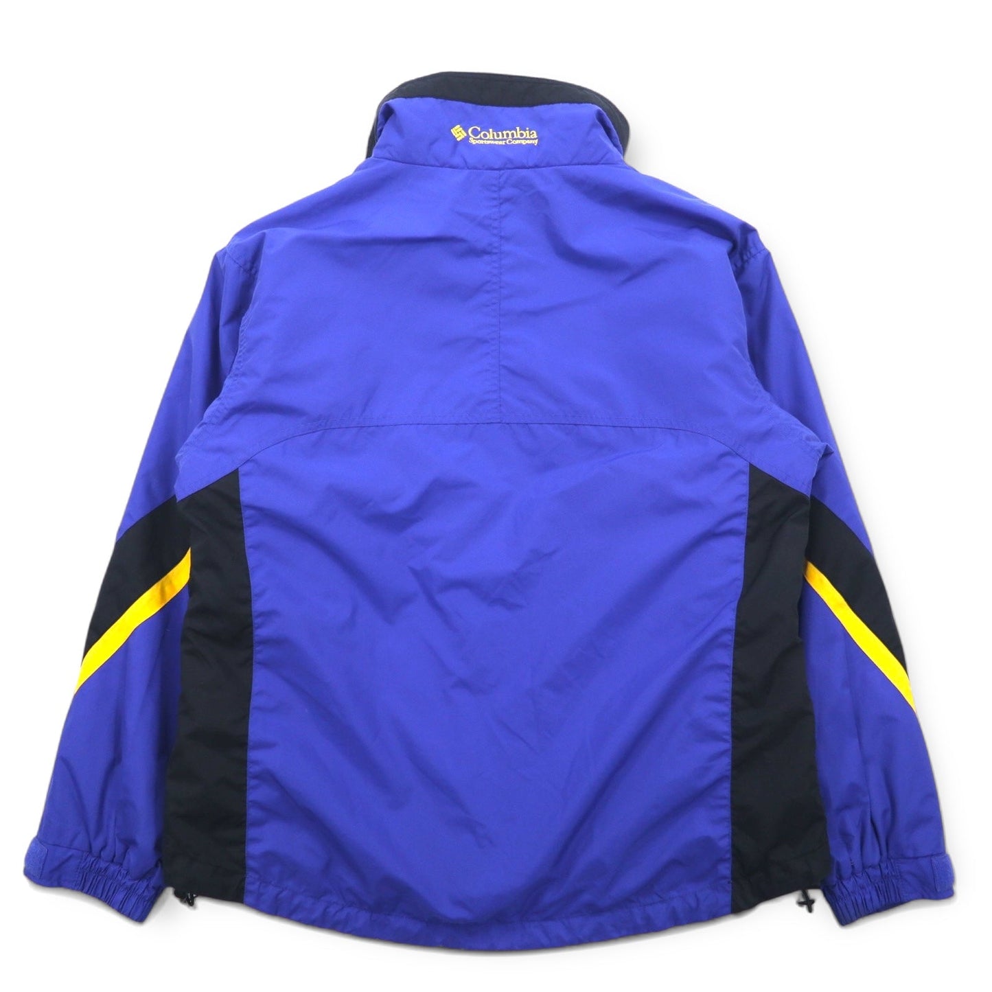Columbia 90年代 3WAY マウンテンパーカー M ブルー ブラック ナイロン フリース ライナー ドローコード ジップインジップ搭載