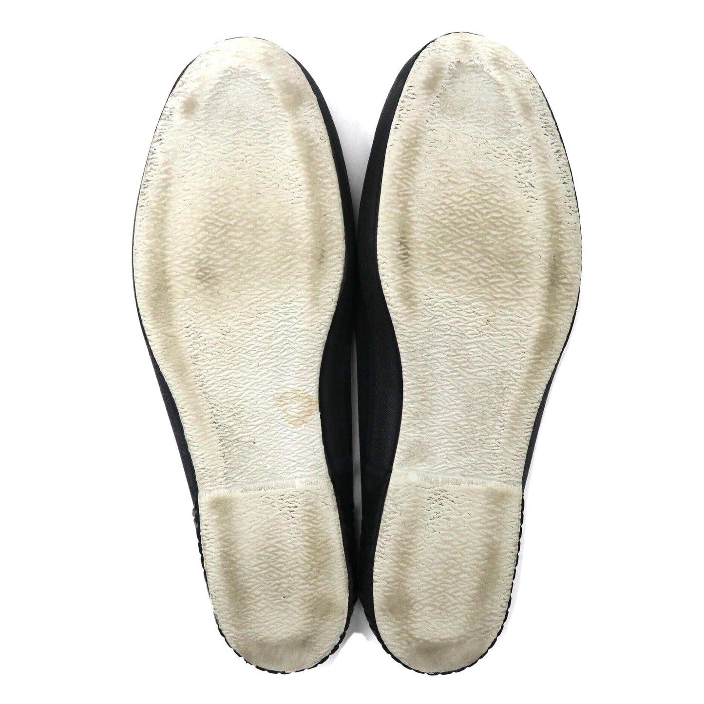 Hender Scheme タッセルローファー ミュール 27.5-28cm ブラック キャンバス PARALLEL / PEAK with tassels 8AHR 日本製