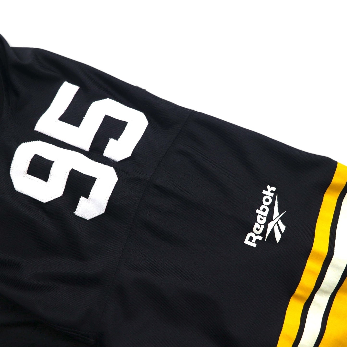 Reebok ヴィンテージコレクション VINTAGE COLLECTION ゲームシャツ L ブラック ナイロン ポリエステル NFL ナンバリング