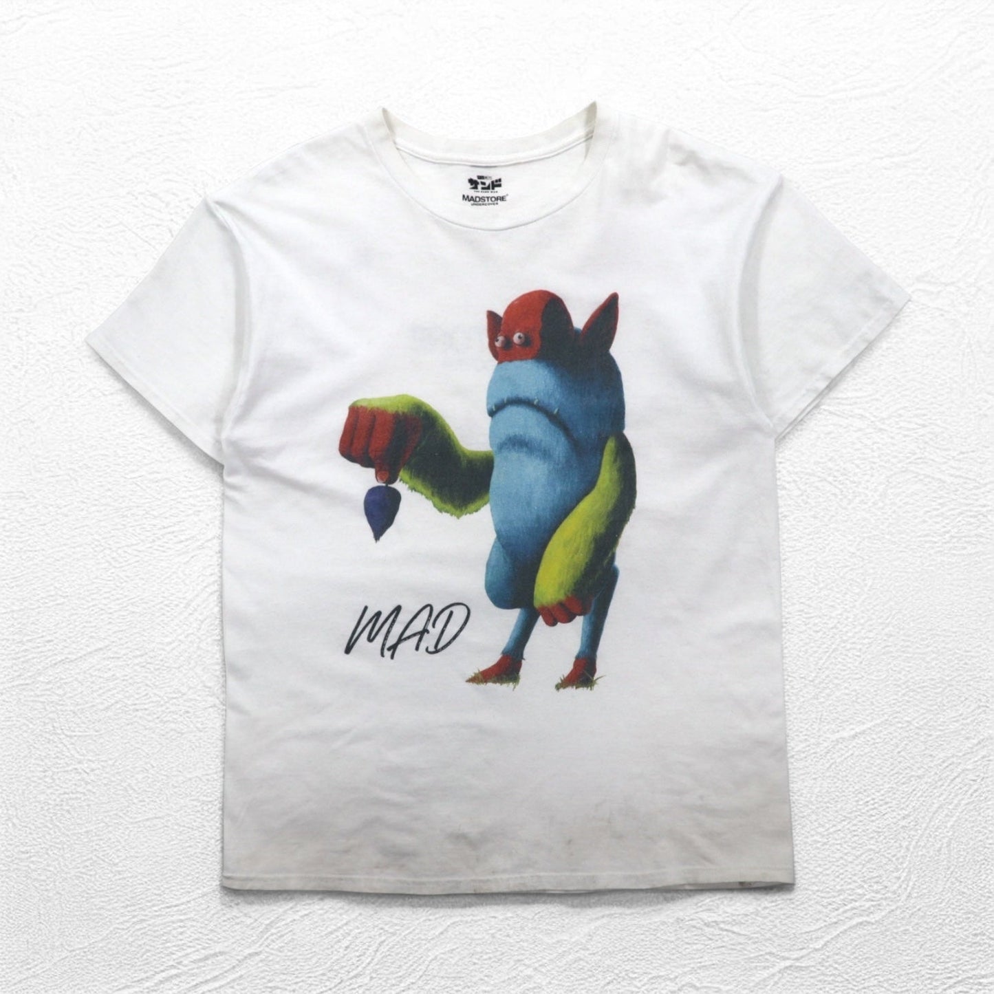 UNDERCOVER MADSTORE Tシャツ L ホワイト 未来原人サンド -THE SAND MAN-