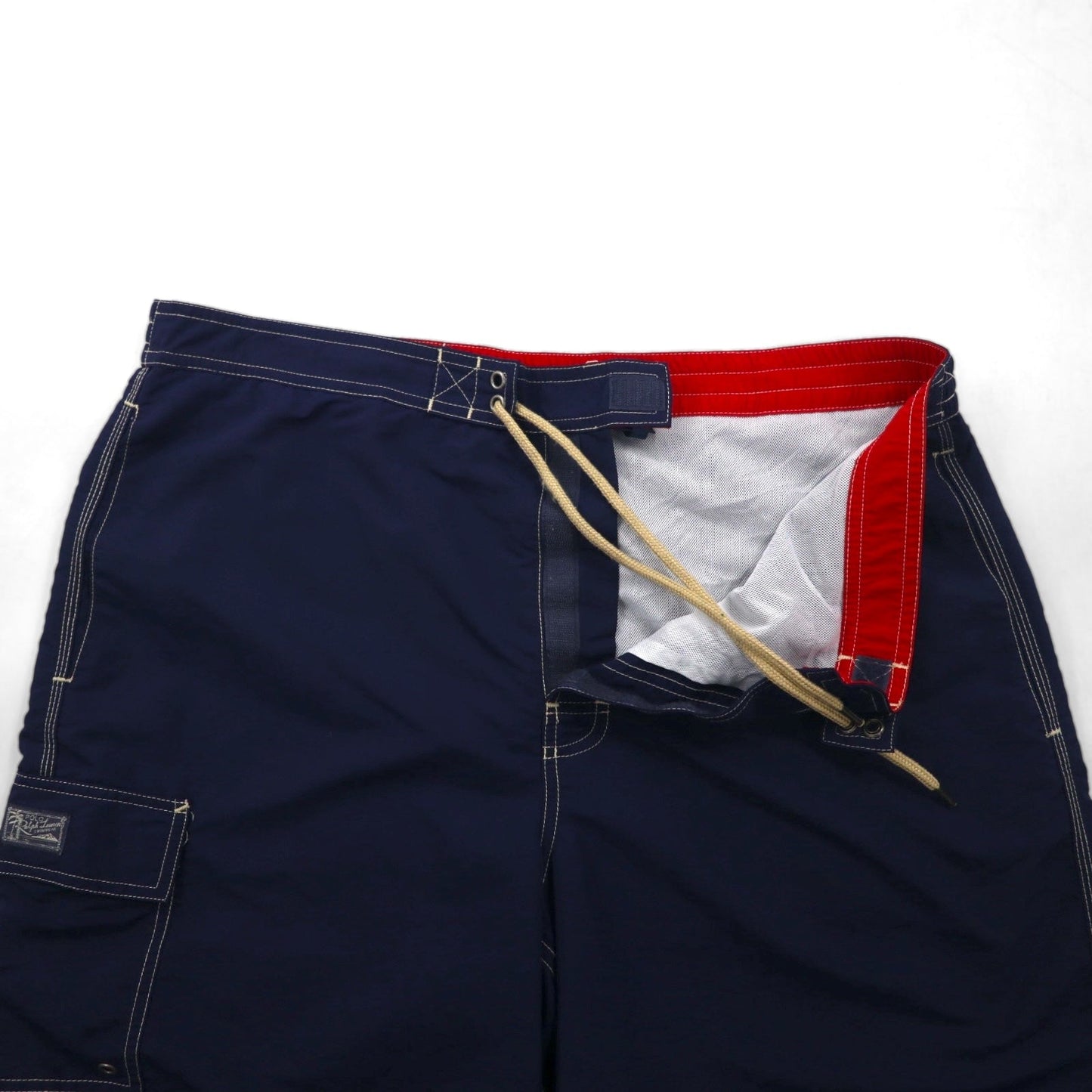 POLO RALPH LAUREN スイムショーツ イージー ナイロン ショートパンツ XL ネイビー スモールポニー刺繍