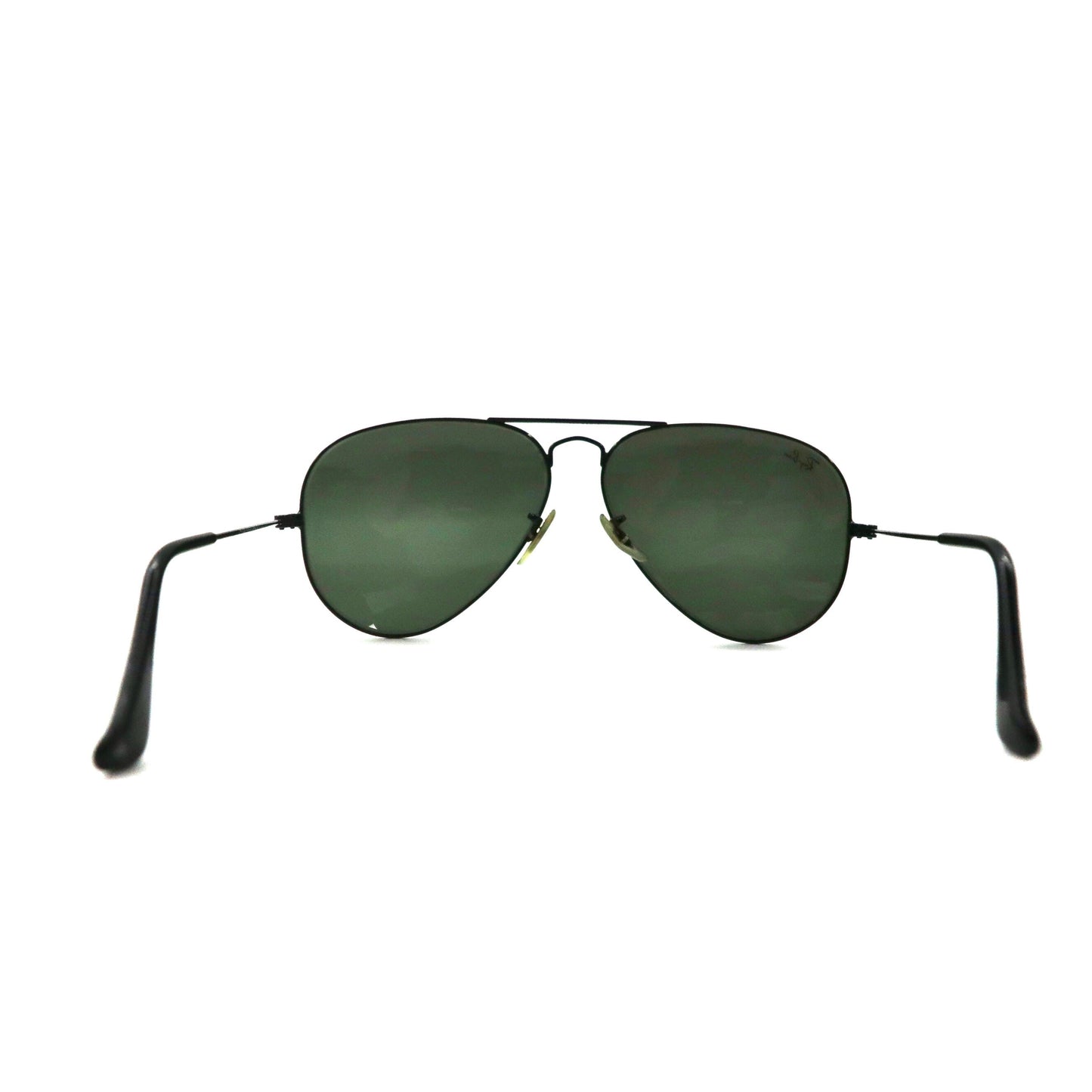 Ray-Ban サングラス ティアドロップ AVIATOR アビエーター ブラック RB3025 ダブルブリッジ LARGE METAL イタリア製