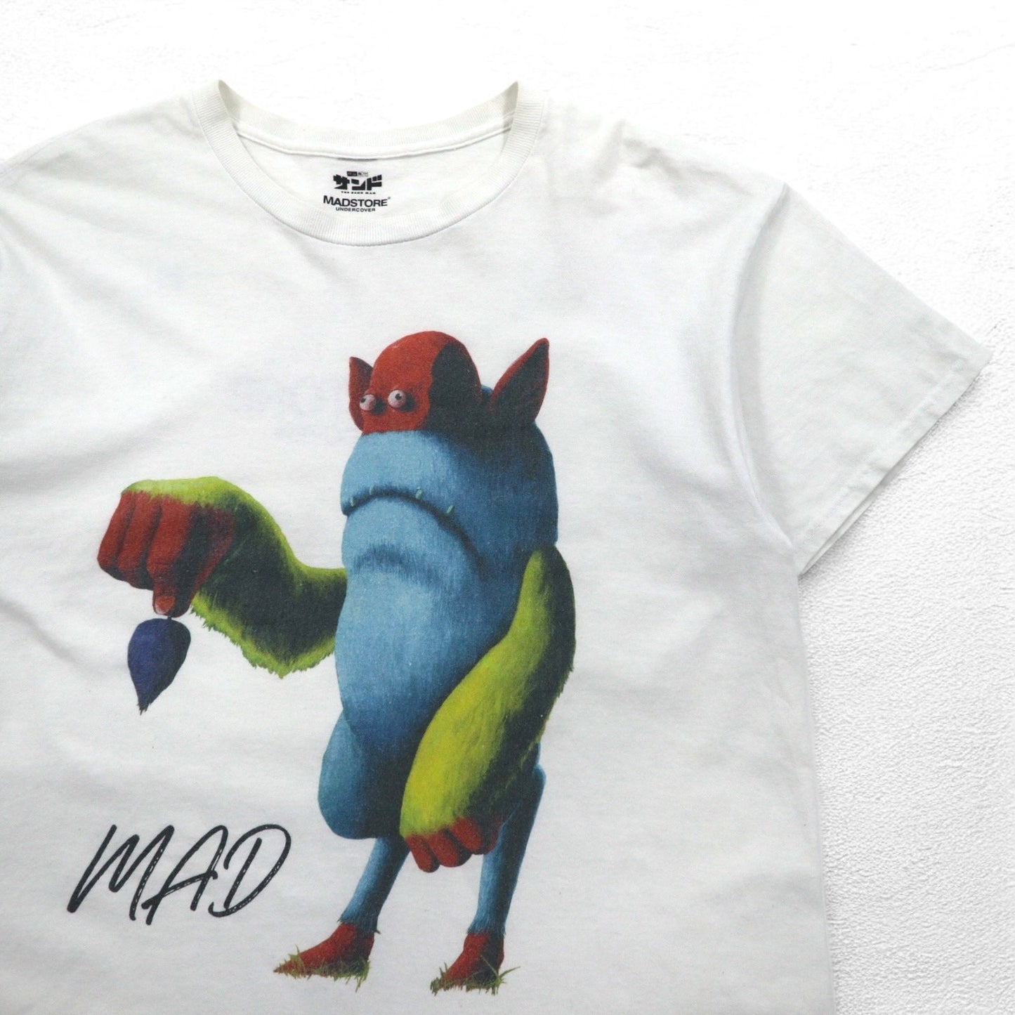 UNDERCOVER MADSTORE Tシャツ L ホワイト 未来原人サンド -THE SAND MAN-