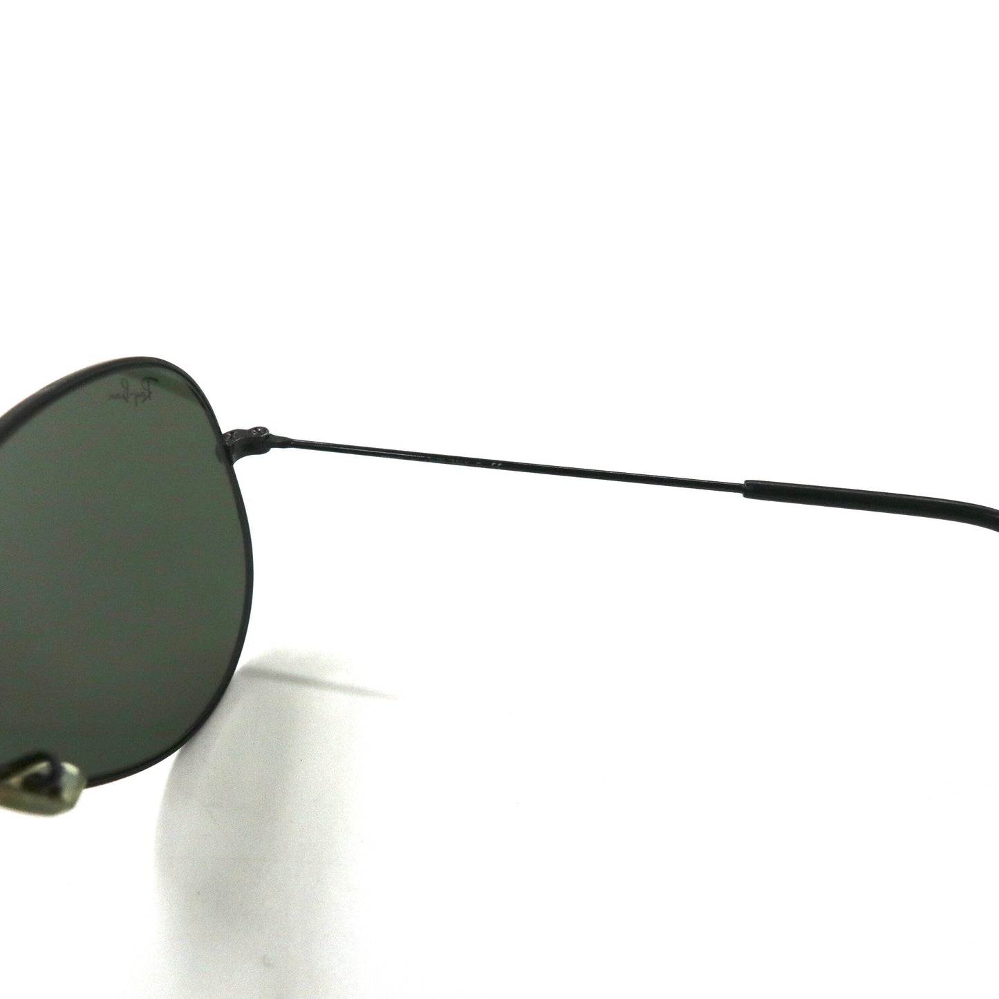 Ray-Ban サングラス ティアドロップ AVIATOR アビエーター ブラック RB3025 ダブルブリッジ LARGE METAL イタリア製