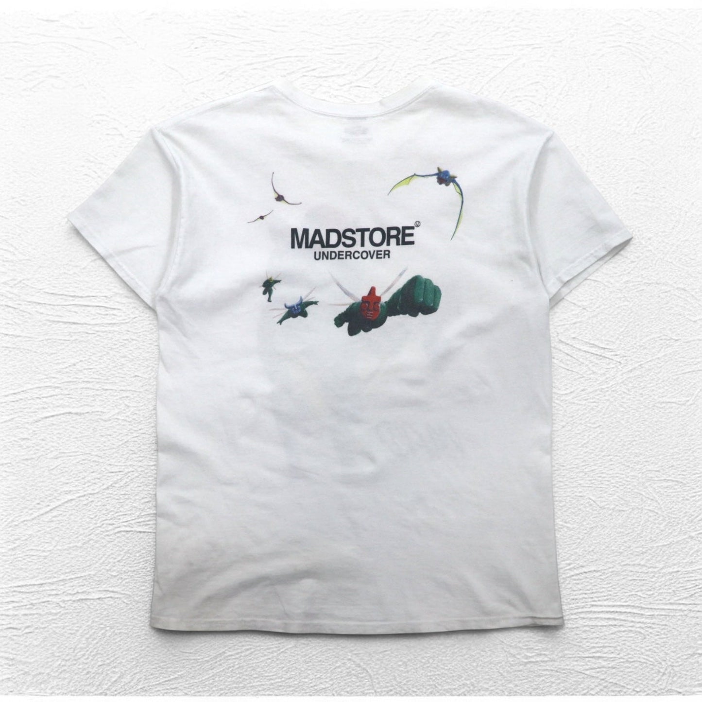 UNDERCOVER MADSTORE Tシャツ L ホワイト 未来原人サンド -THE SAND MAN-