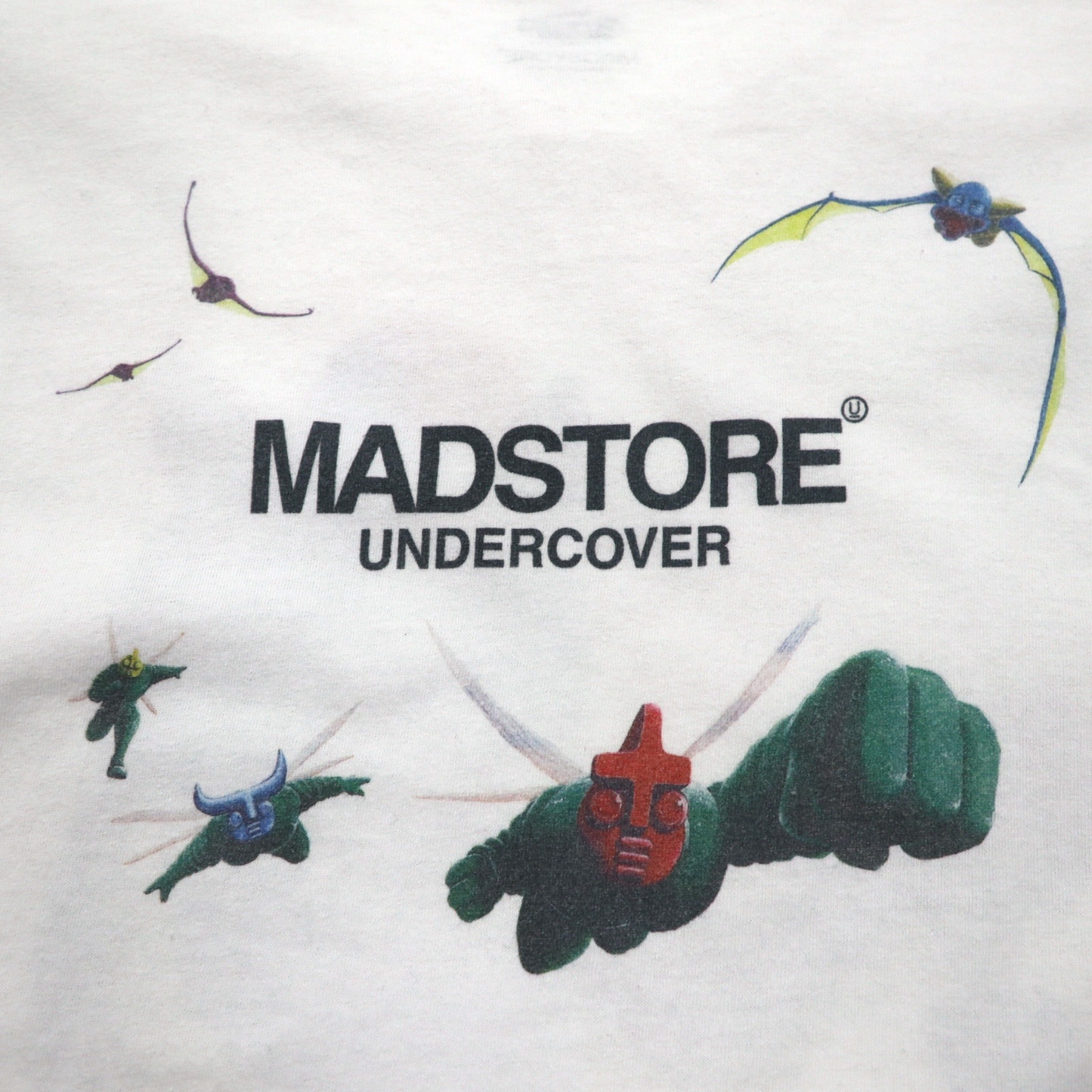 UNDERCOVER MADSTORE Tシャツ L ホワイト 未来原人サンド -THE SAND MAN-