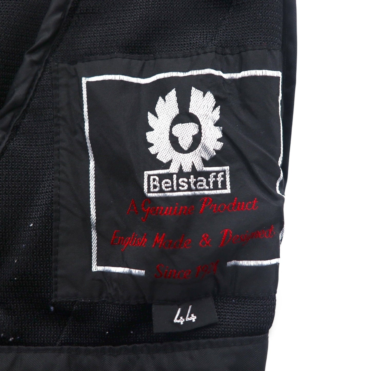 Belstaff ヨーロッパ製 ブリガンドジャケット モーターサイクル ライダースジャケット S ブラック ナイロン