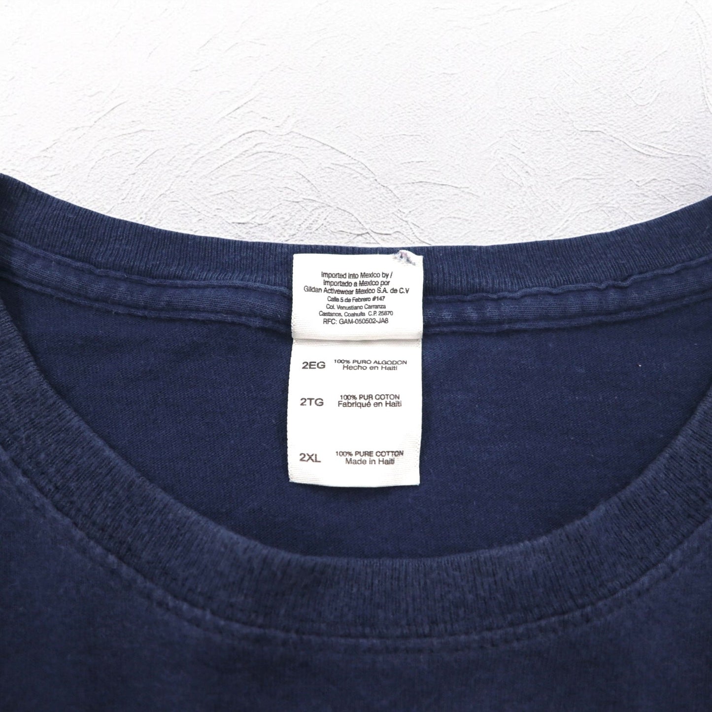 Corona Extra Beer コロナビール プリント Tシャツ 2XL ネイビー GILDAN ボディ