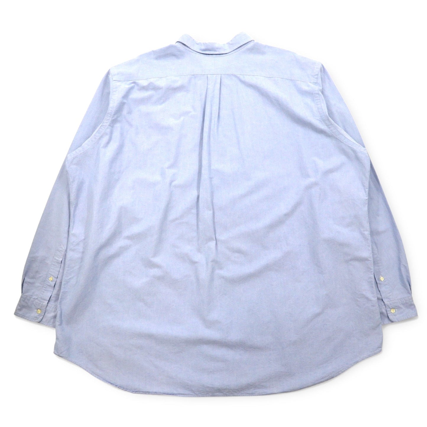 RALPH LAUREN ビッグサイズ CLASSIC FIT オックスフォード ボタンダウンシャツ 4XL ブルー コットン スモールポニー刺繍