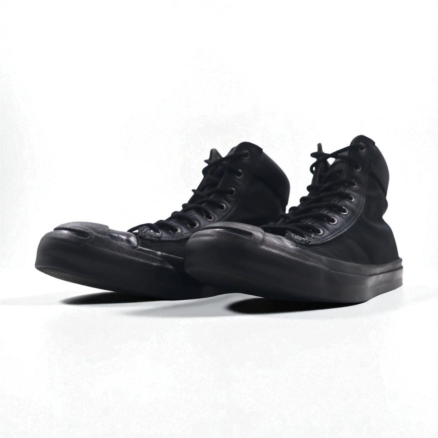 CONVERSE ジャックパーセル JACK PURCELL ML-NYLON MID スニーカー 27cm ナイロン レザー 1C391