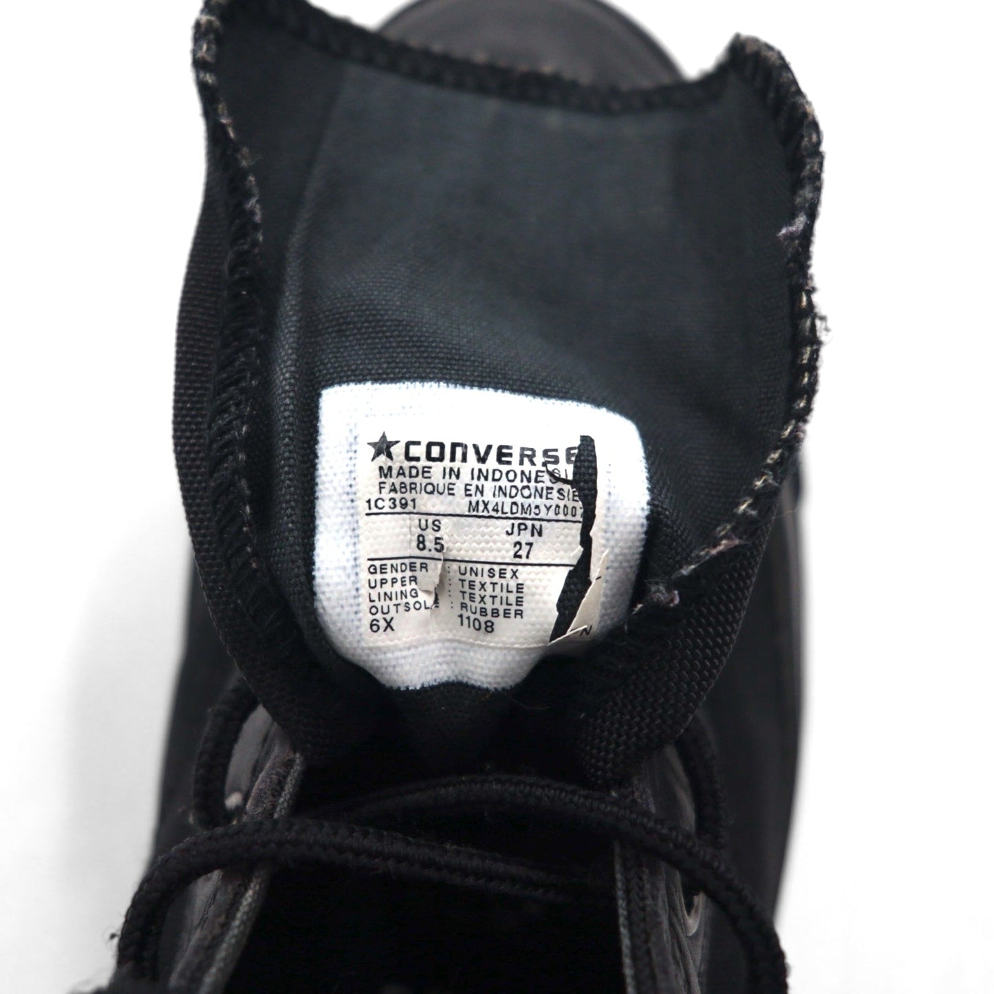 CONVERSE ジャックパーセル JACK PURCELL ML-NYLON MID スニーカー 27cm ナイロン レザー 1C391