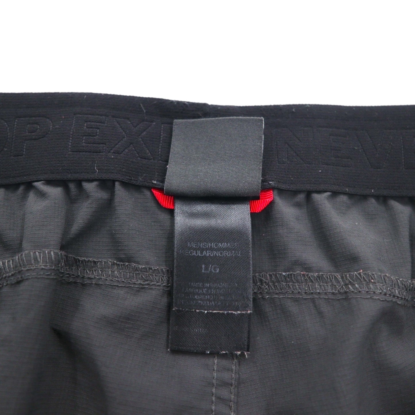 THE NORTH FACE リップストップ アウトドア ショートパンツ ハーフパンツ L グレー ナイロン 防水 USA規格 ARPE
