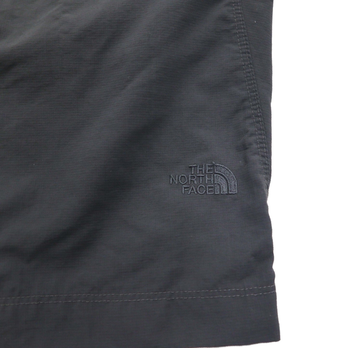 THE NORTH FACE リップストップ アウトドア ショートパンツ ハーフパンツ L グレー ナイロン 防水 USA規格 ARPE