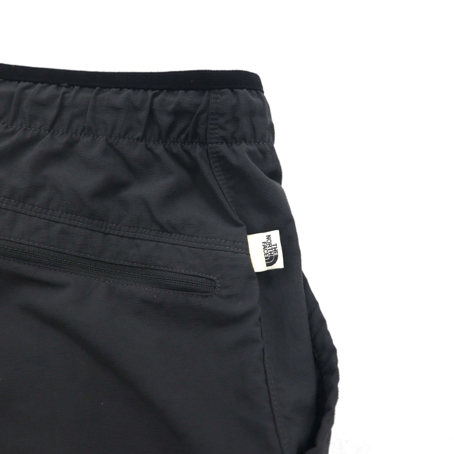 THE NORTH FACE リップストップ アウトドア ショートパンツ ハーフパンツ L グレー ナイロン 防水 USA規格 ARPE