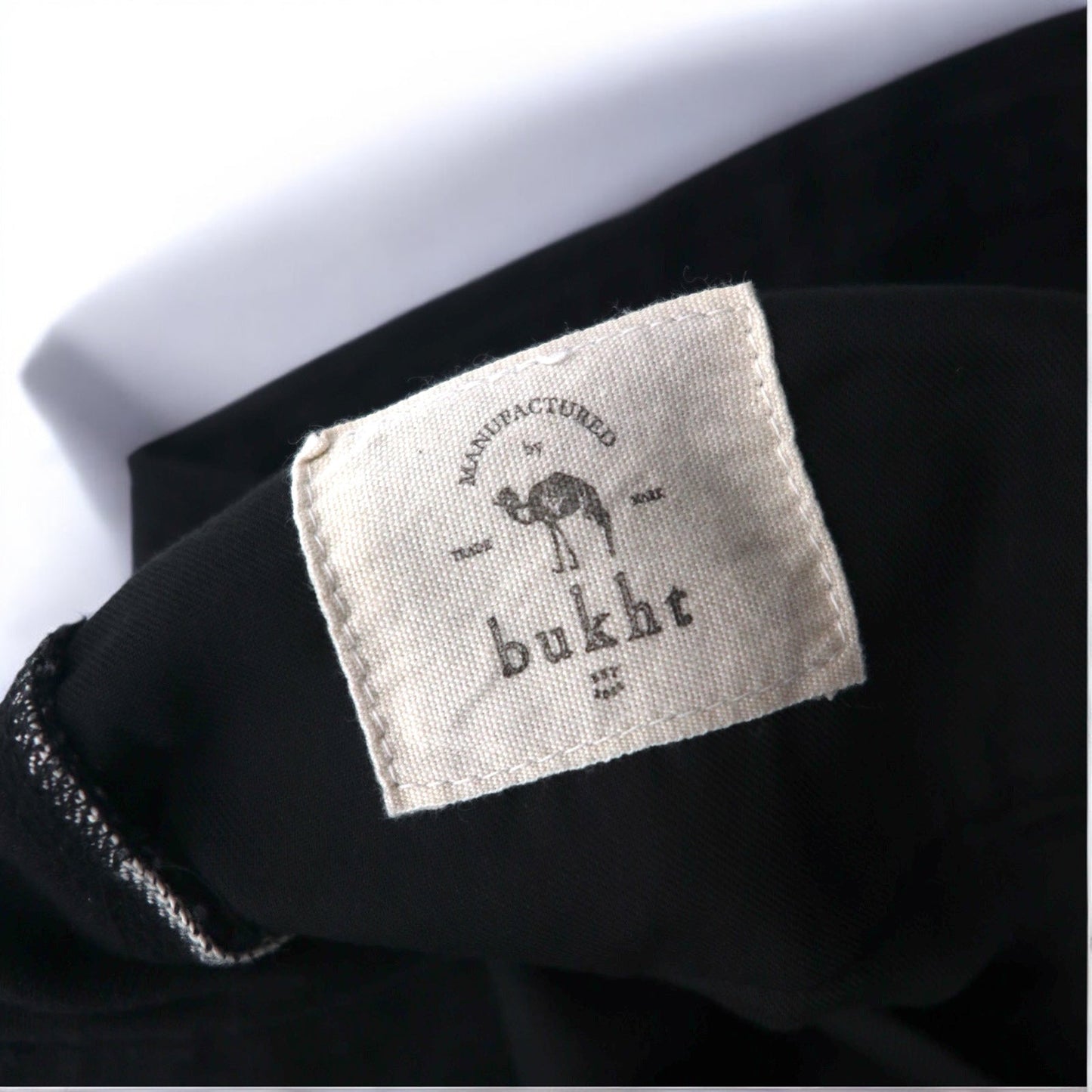 bukht カットオフ デニムパンツ S ブラック BASIC 5P SLIM DENIM PANTS B-M31806 日本製