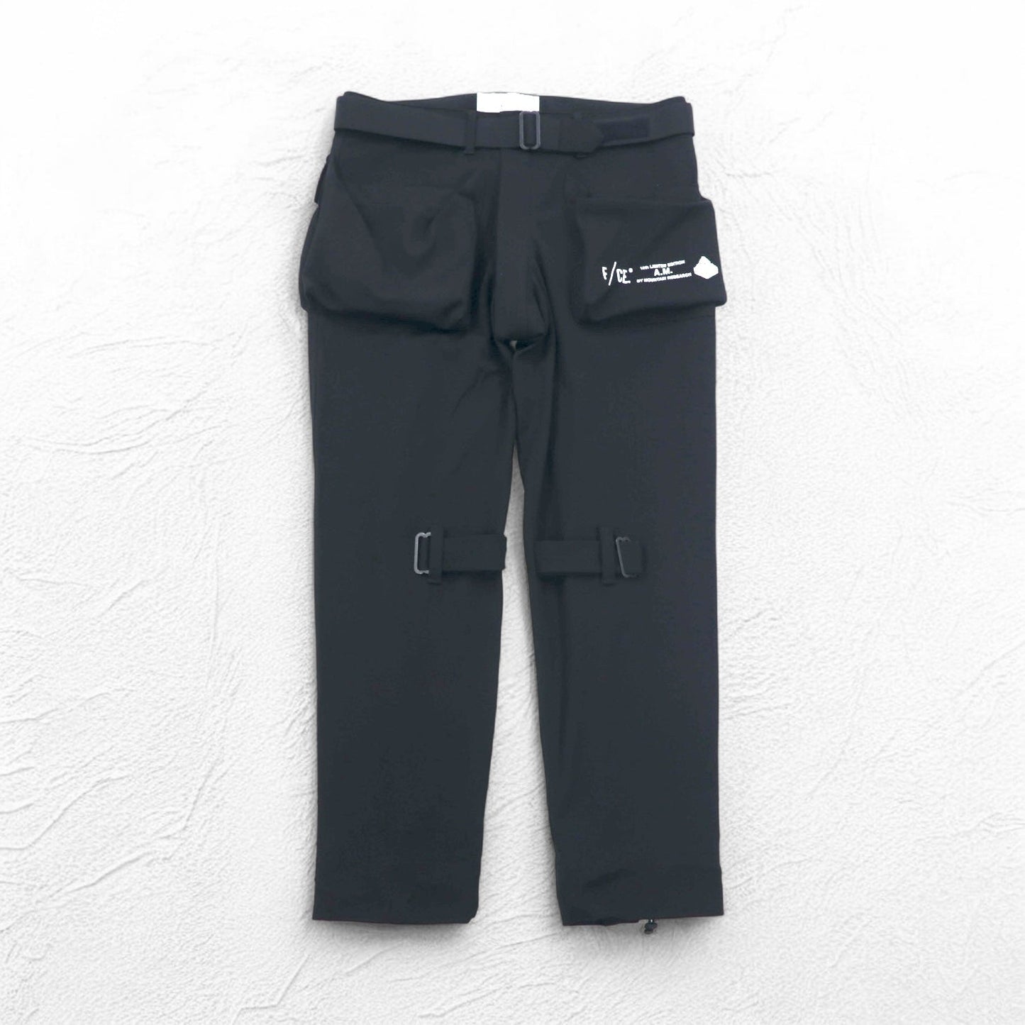 F/CE. × MOUNTAIN RESARCH ボンテージパンツ S ブラック SOLOTEX BONDAGE PANTS 10THFMR001