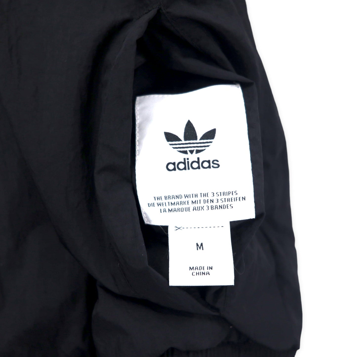 adidas originals 総柄 リバーシブルジャケット M グレー ブラック トレフォイルロゴ ナイロン FQ2411