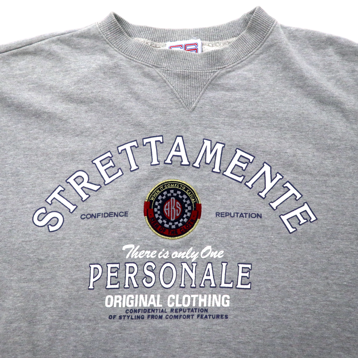USA製 CRABLE SPORTSWEAR ビッグサイズ カレッジプリントスウェット XL グレー コットン 90年代