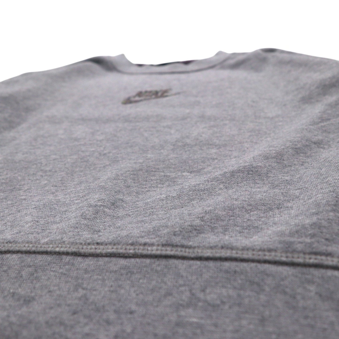 NIKE クロップド スウェット S グレー フレンチテリー センタースウォッシュ CU6404-063