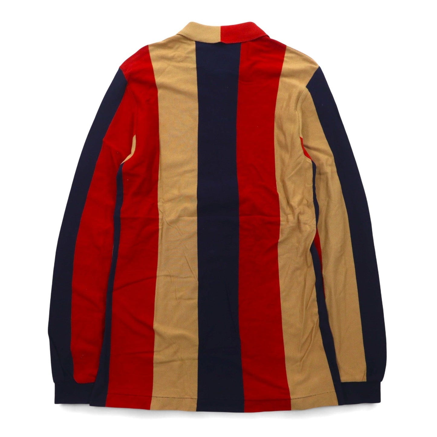 Vintage 90s Japan Made Rugby Shirt QUIMILI 長袖ポロシャツ ラガーシャツ L マルチカラー ストライプ 日本製