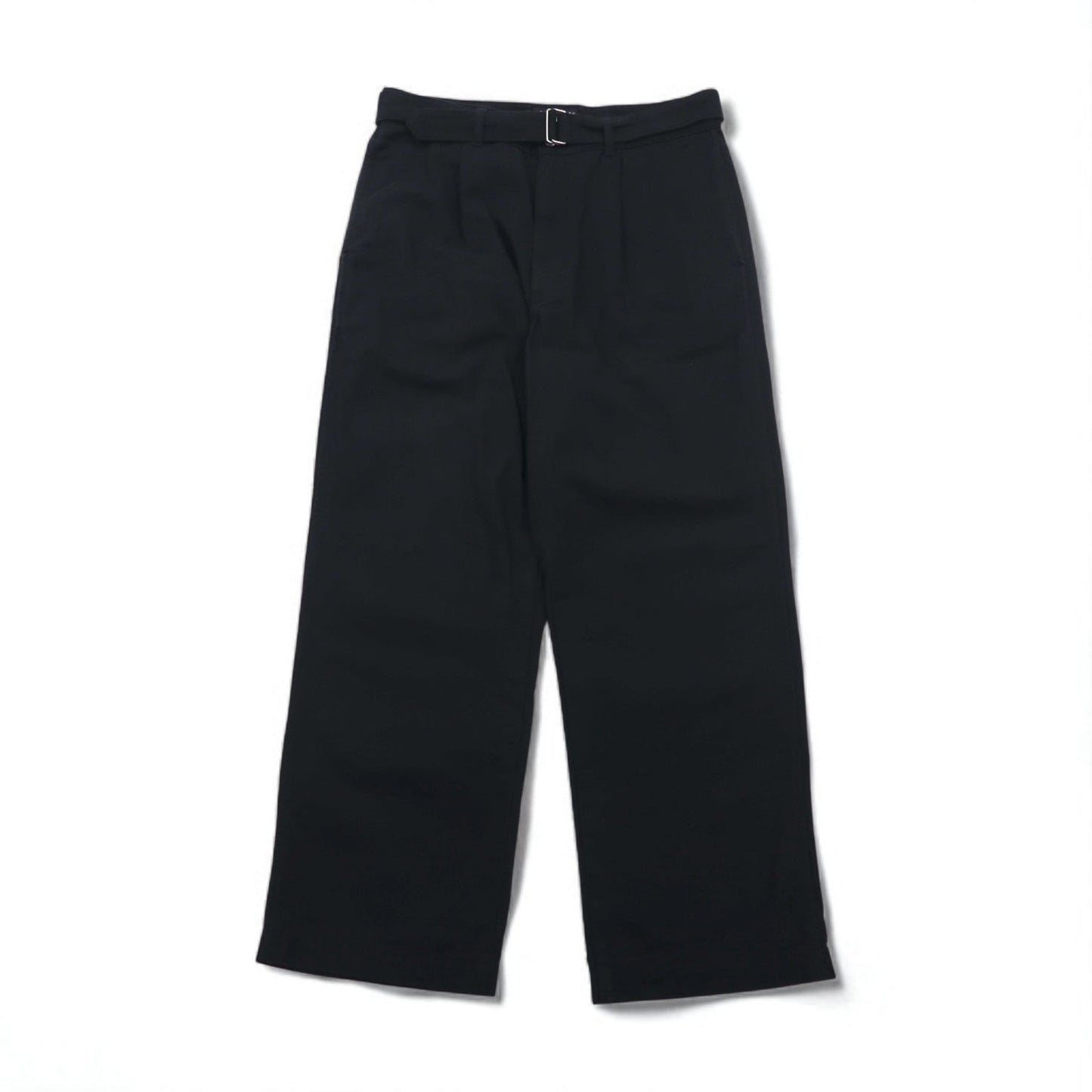Schott ヘリンボーン ミリタリー トラウザーズ HERRINBONE MILITARY TROUSERS ワークパンツ L ブラック コットン 3196020