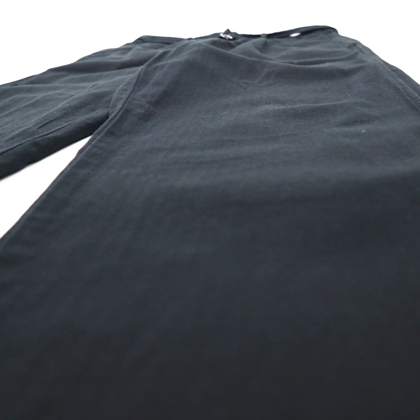 Schott ヘリンボーン ミリタリー トラウザーズ HERRINBONE MILITARY TROUSERS ワークパンツ L ブラック コットン 3196020