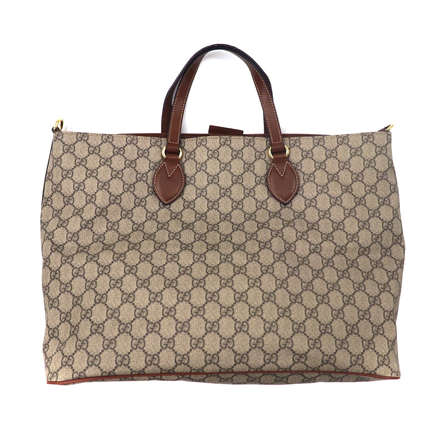 GUCCI 2WAYトートバッグ GGスプリーム ベージュ 453705 ショルダーストラップ付属